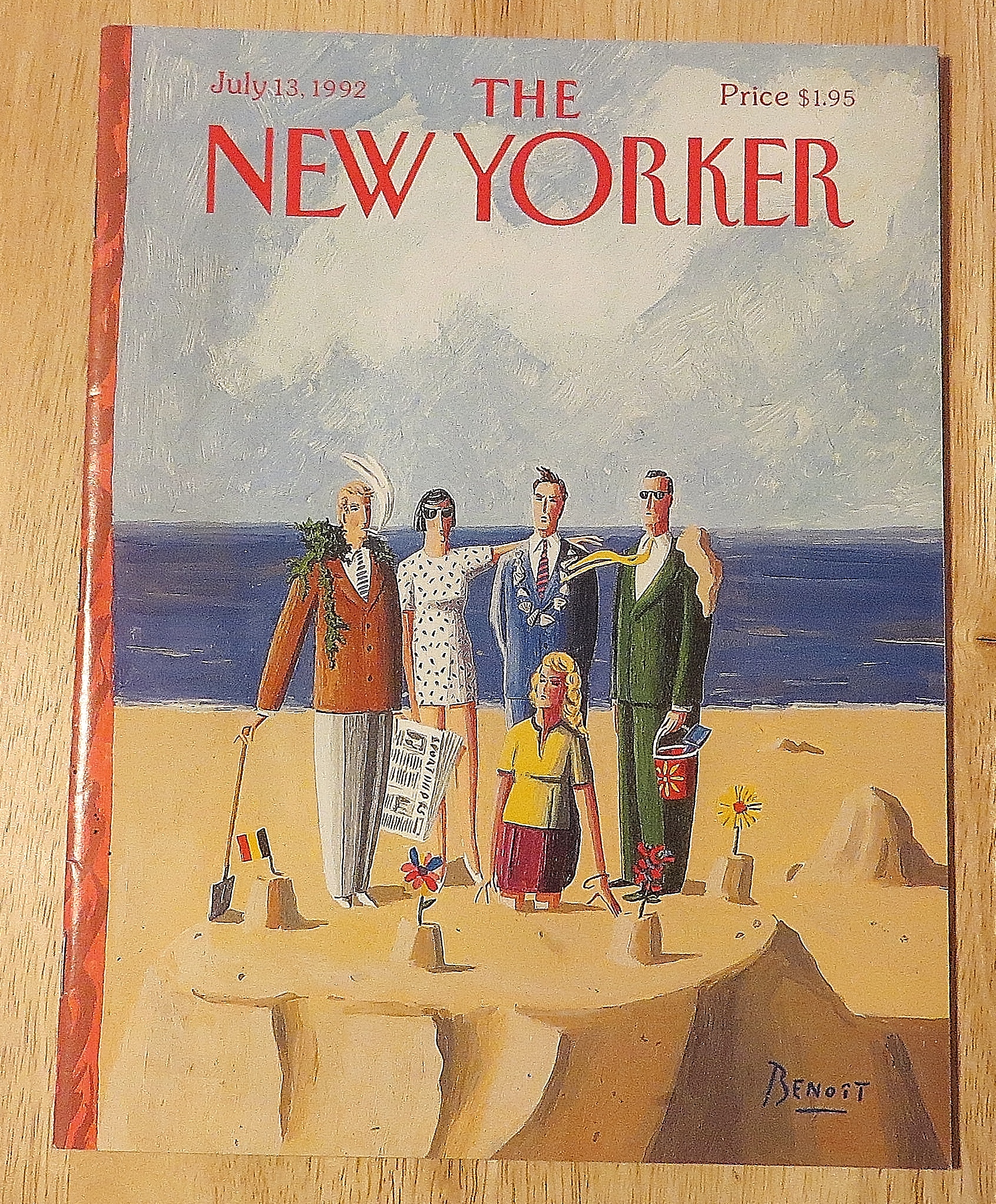New Yorker Magazine July 13, 1992 People On Beach