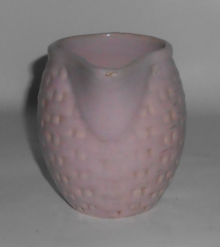 VINTAGE Weller Pottery Pink / Lavender Pierre Creamer
