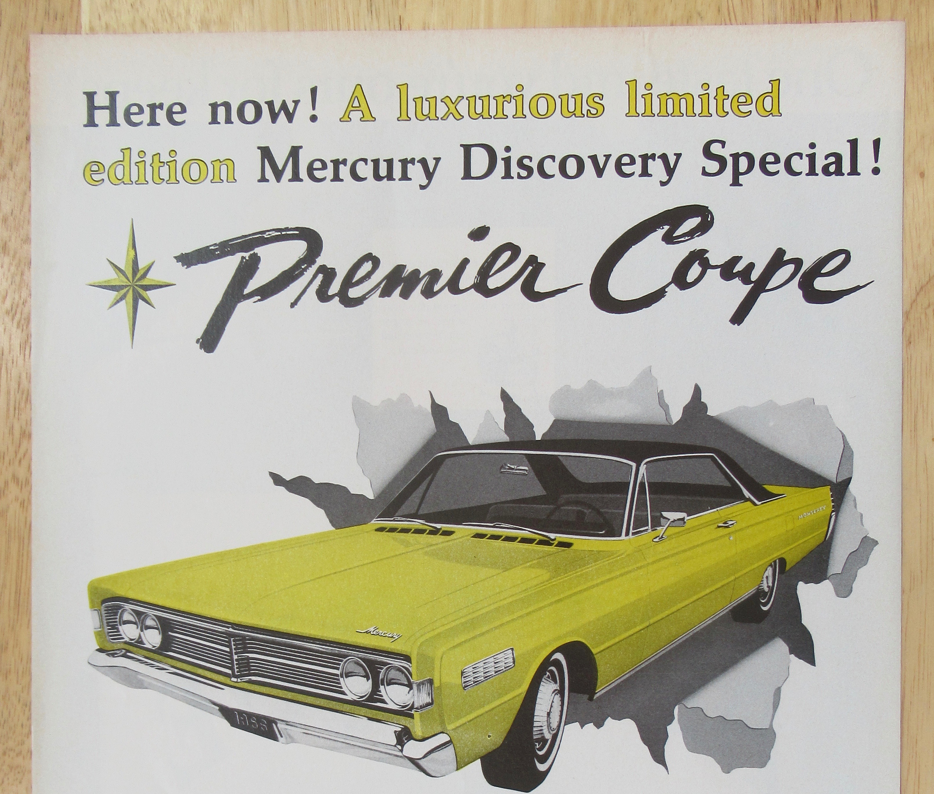 1966 Mercury Automobile with the Premier Coupe