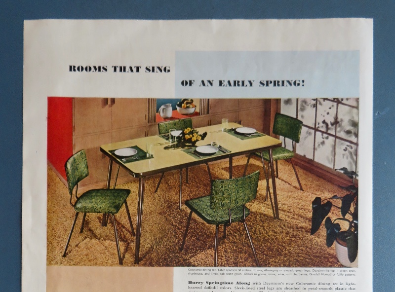 1951 Daystrom Furniture with Rooms That Sing Of An Early Spring