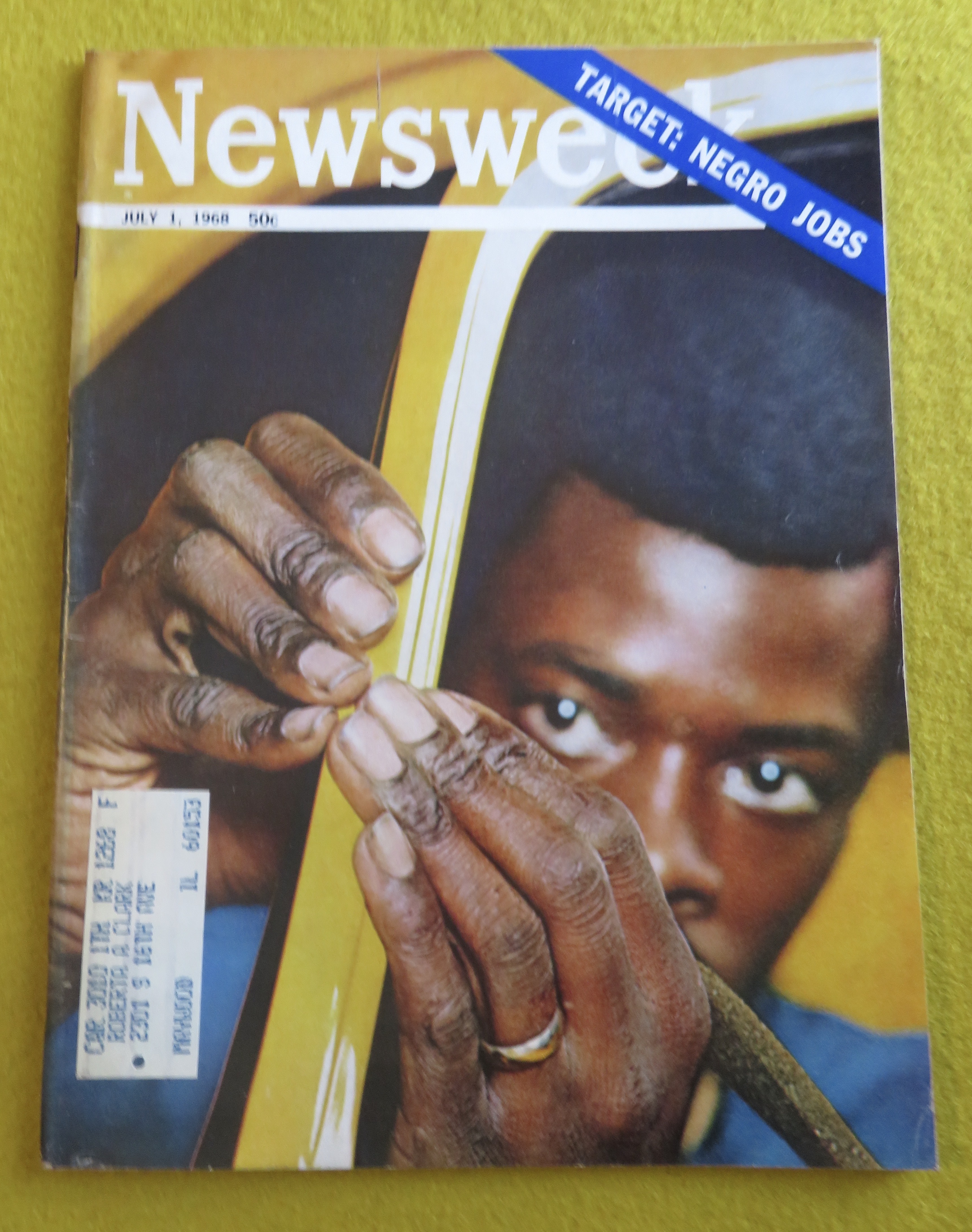 Newsweek Magazine July 1, 1968 Target: Negro Jobs