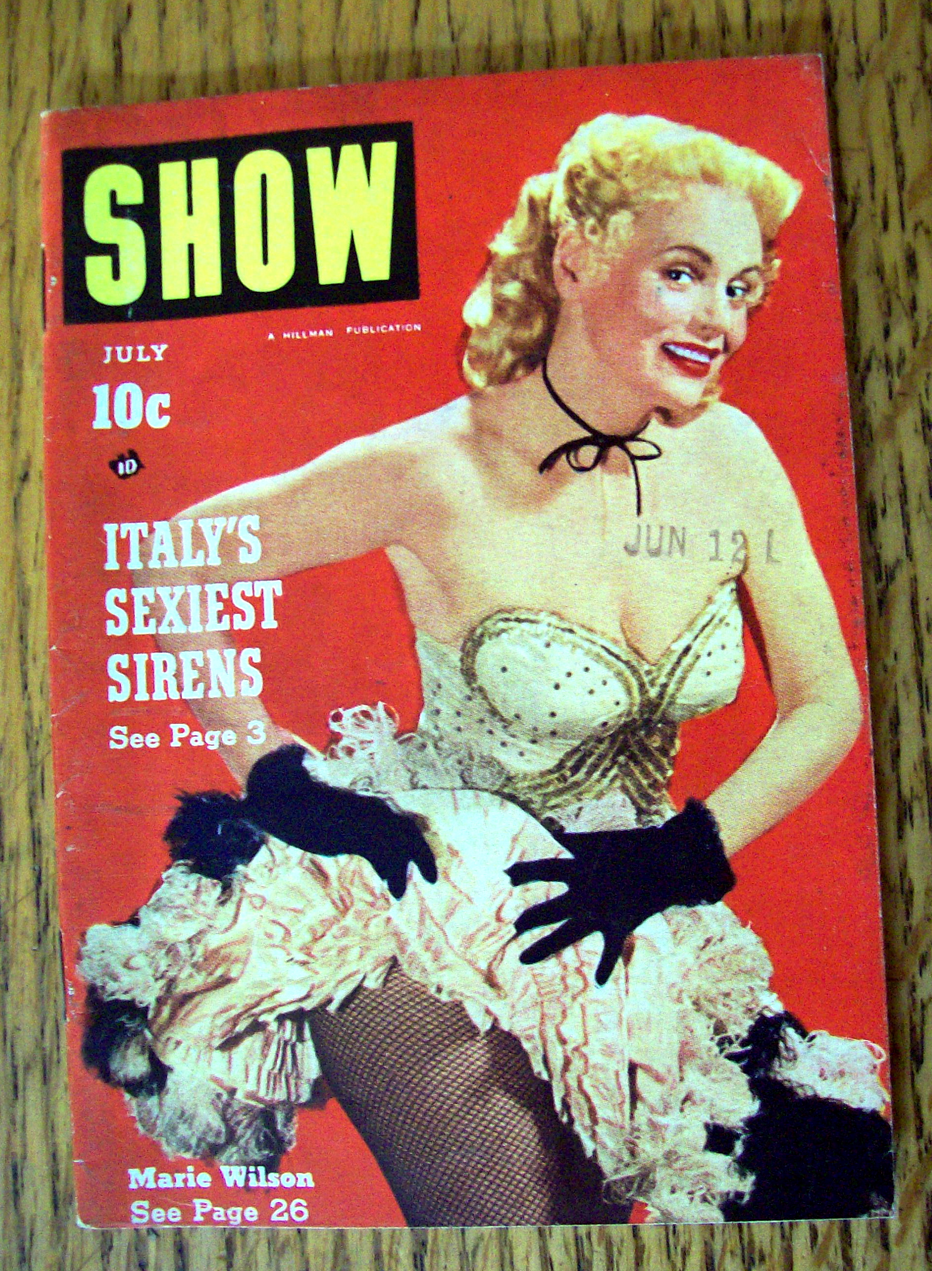 Show Magazine July 1953 Marie Wilson