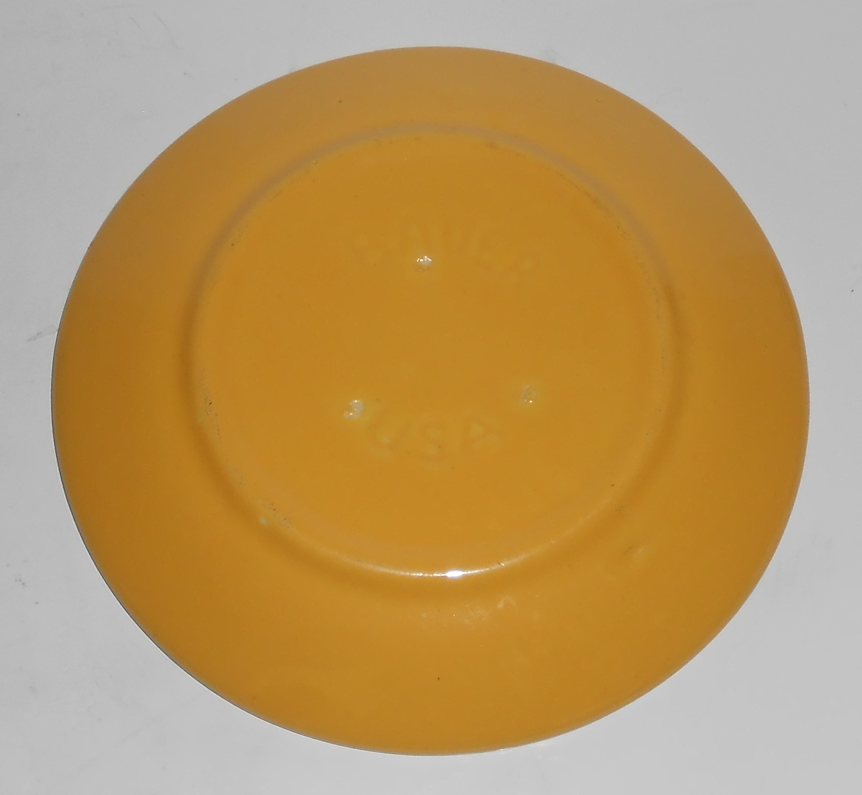 Bauer Pottery El Chico Yellow Butter Dish Base RARE