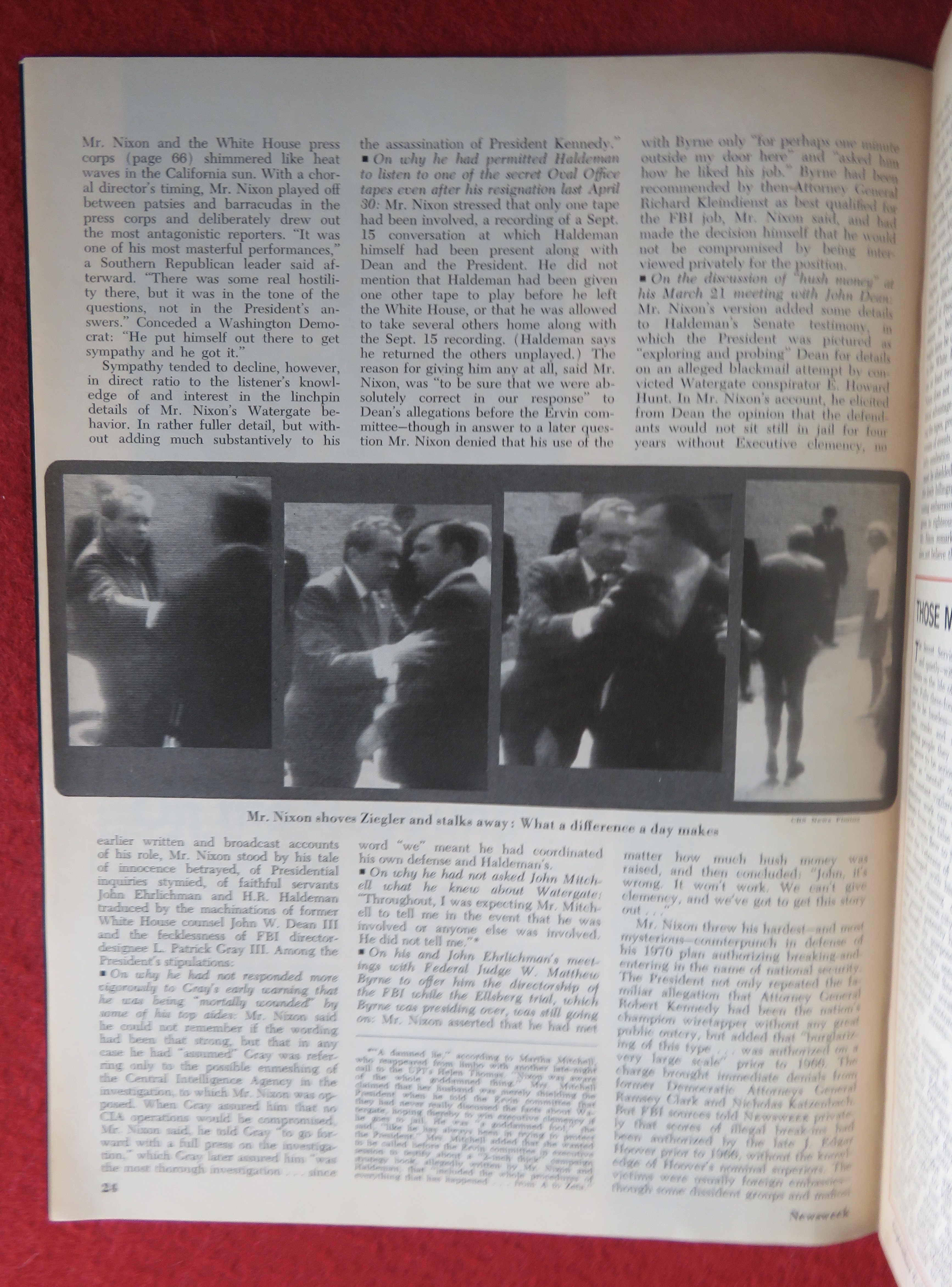 Newsweek Magazine September 3, 1973 On The Rebound?