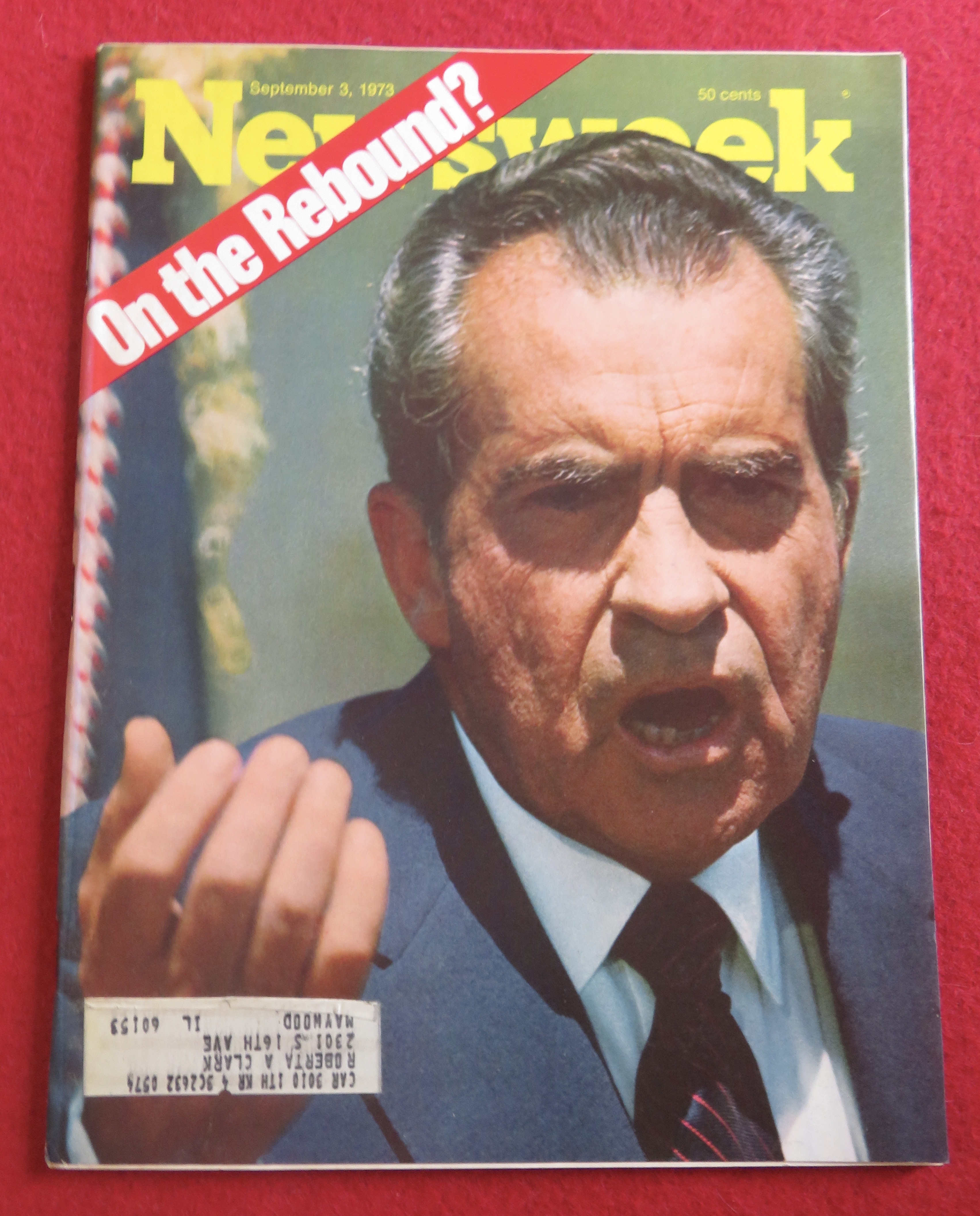 Newsweek Magazine September 3, 1973 On The Rebound?