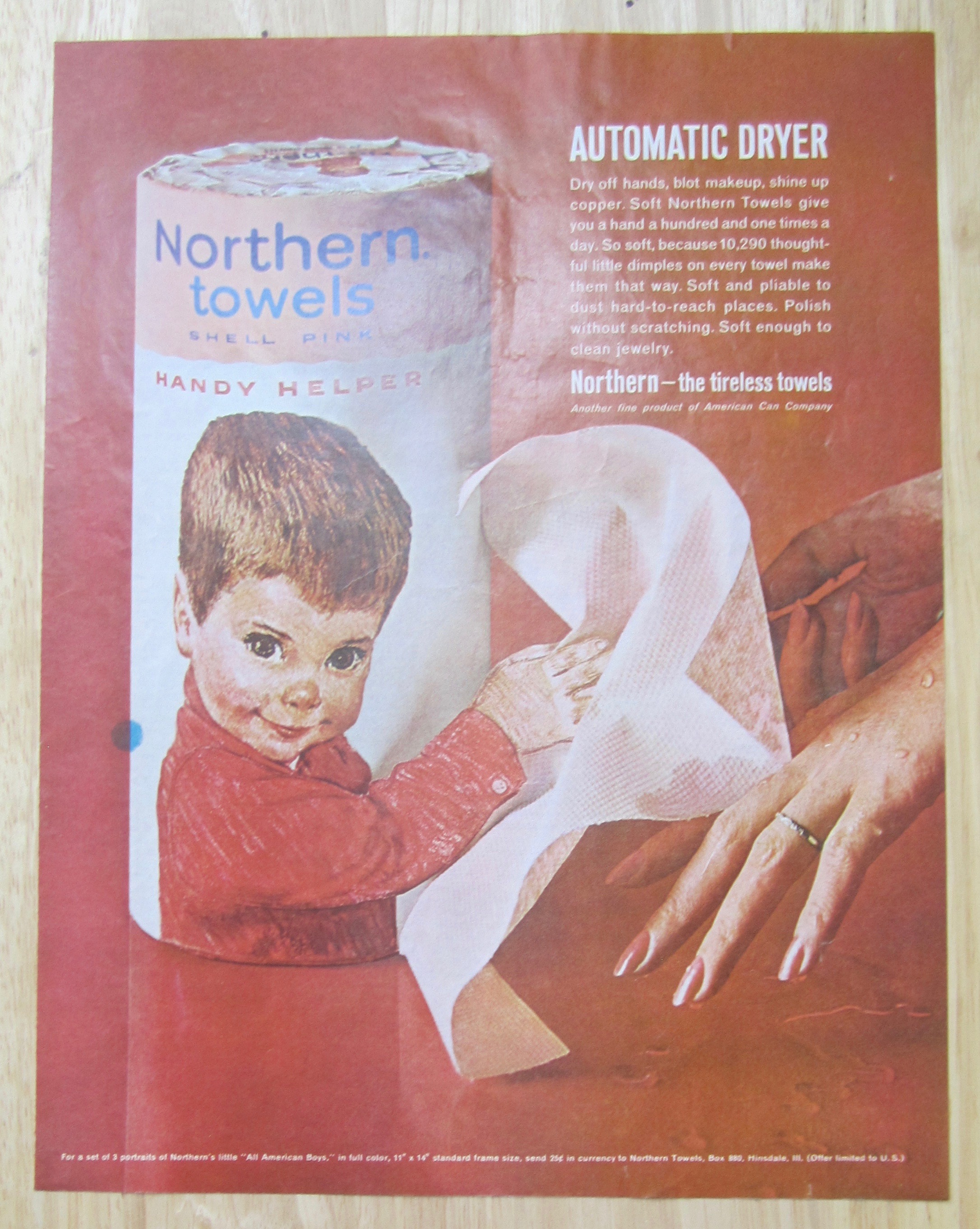 1962 Northern Towels with Handy Helper