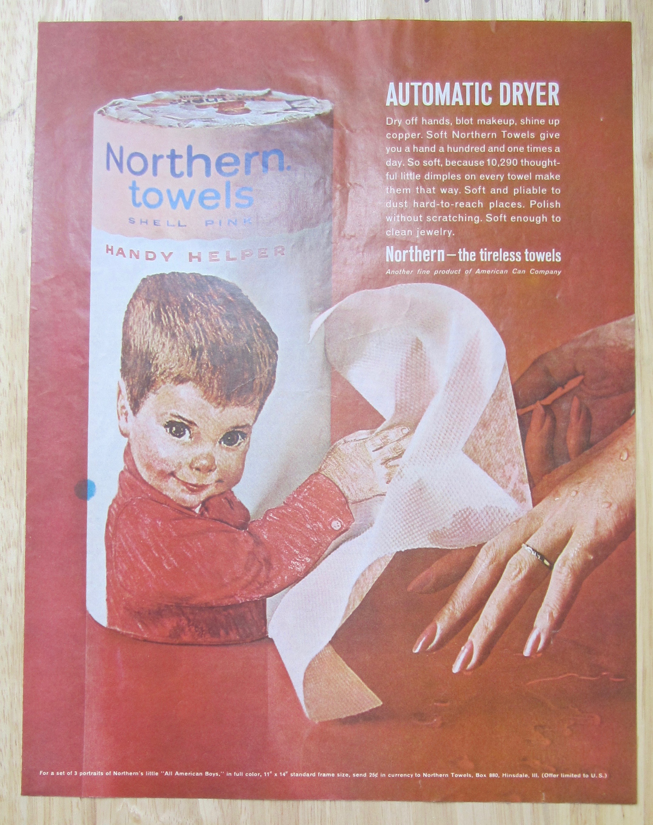 1962 Northern Towels with Handy Helper
