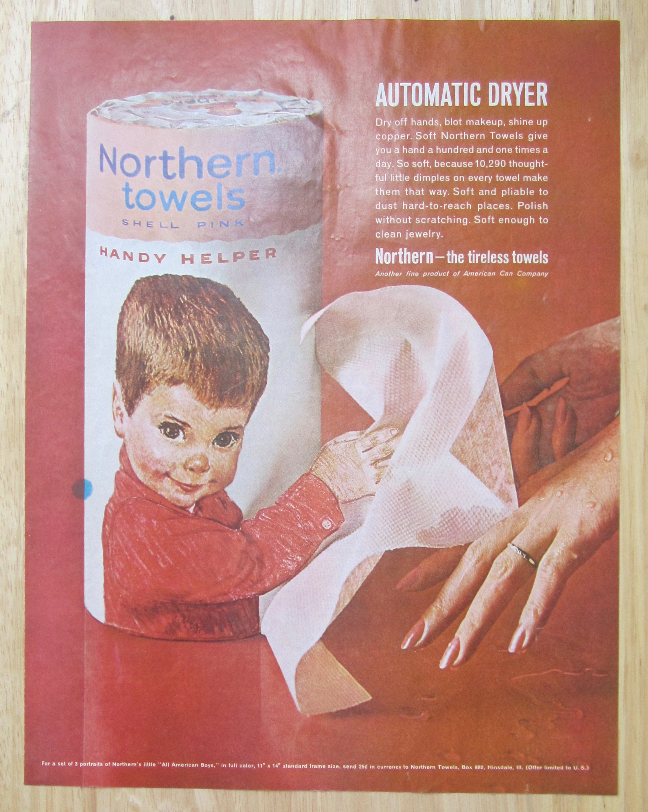 1962 Northern Towels with Handy Helper