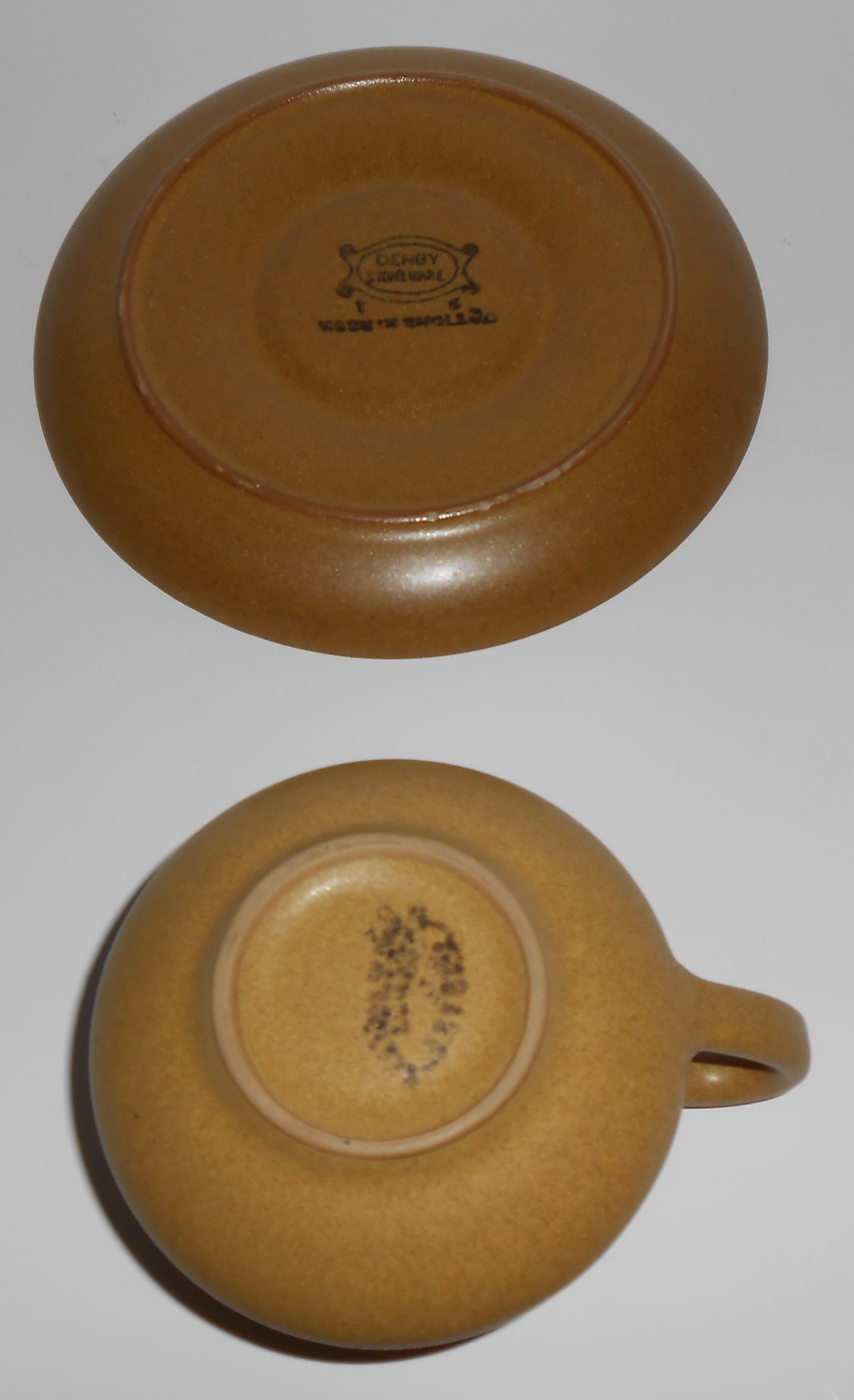 Denby Pottery Stoneware Ode Cup & Saucer Set