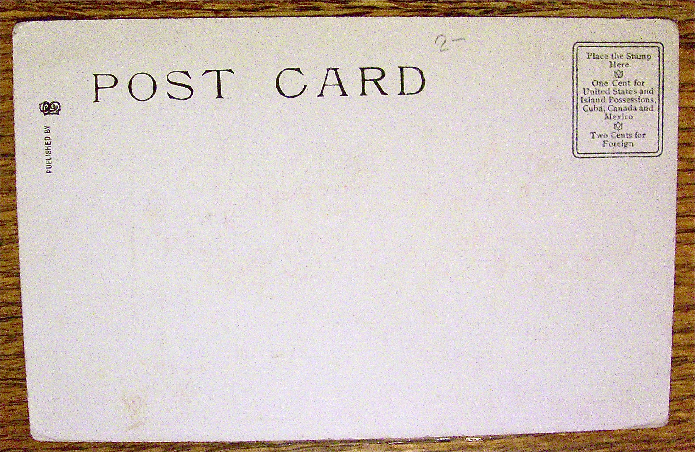 Old Man Holding Notes Postcard