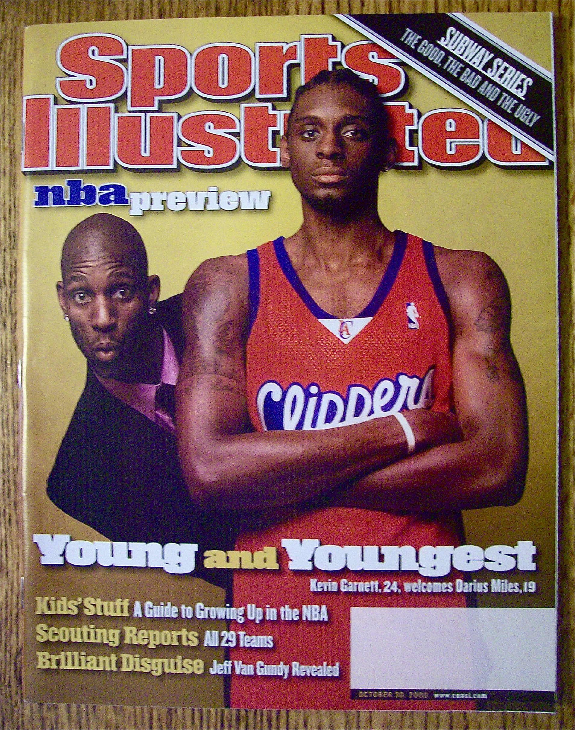 Sports Illustrated Magazine October 30, 2000 K. Garnett