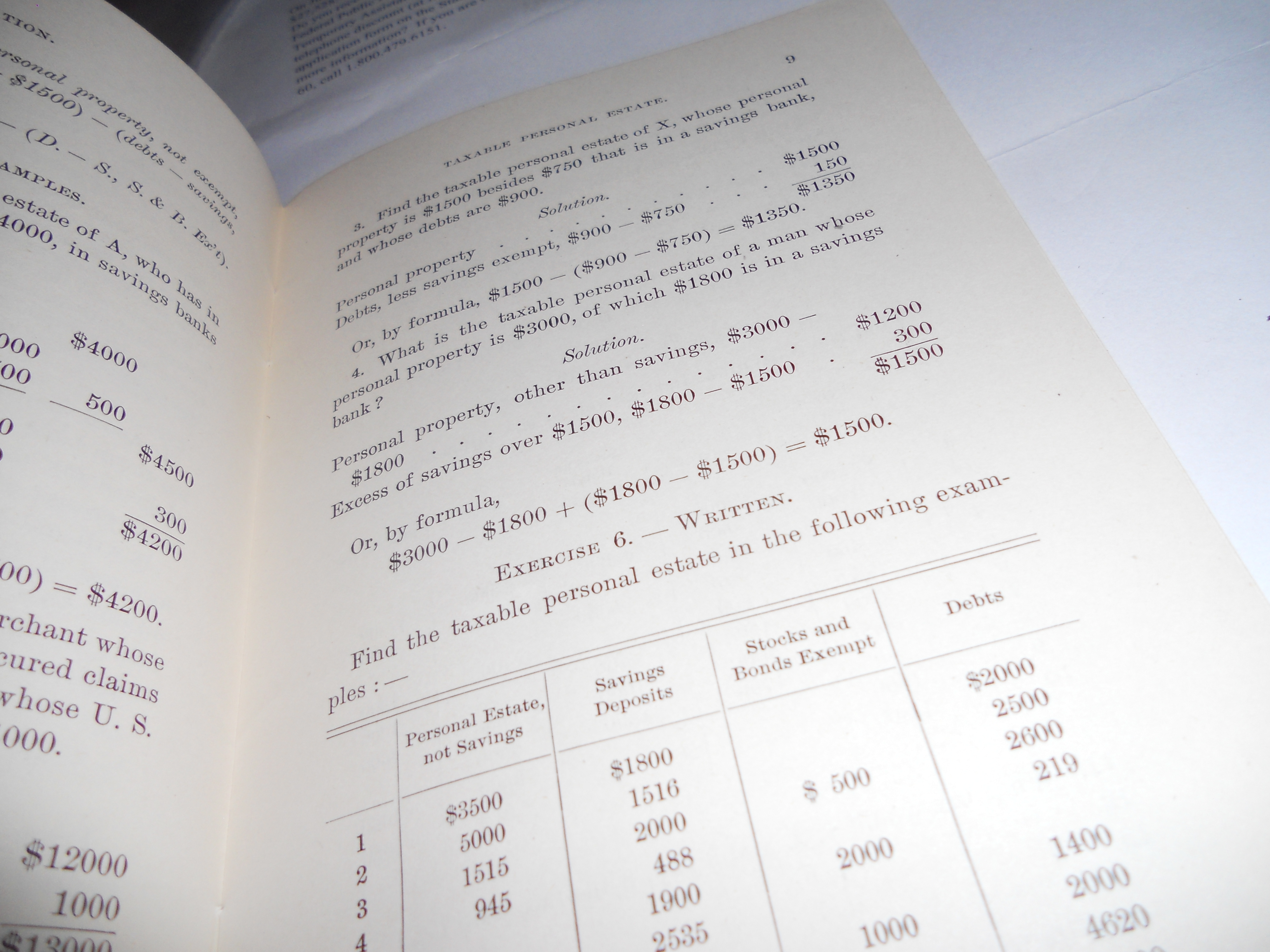 Taxation and Partial Payments in Vermont 1900