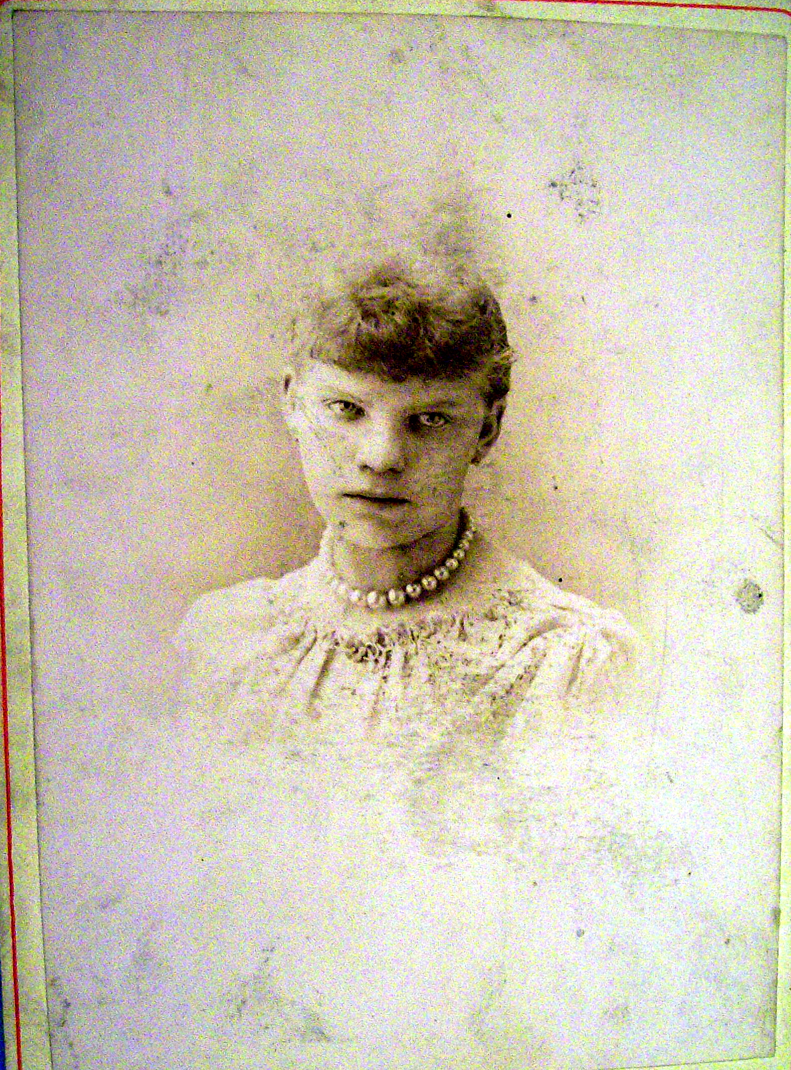 If Looks Could Kill - Cabinet Photo of an Angry Woman