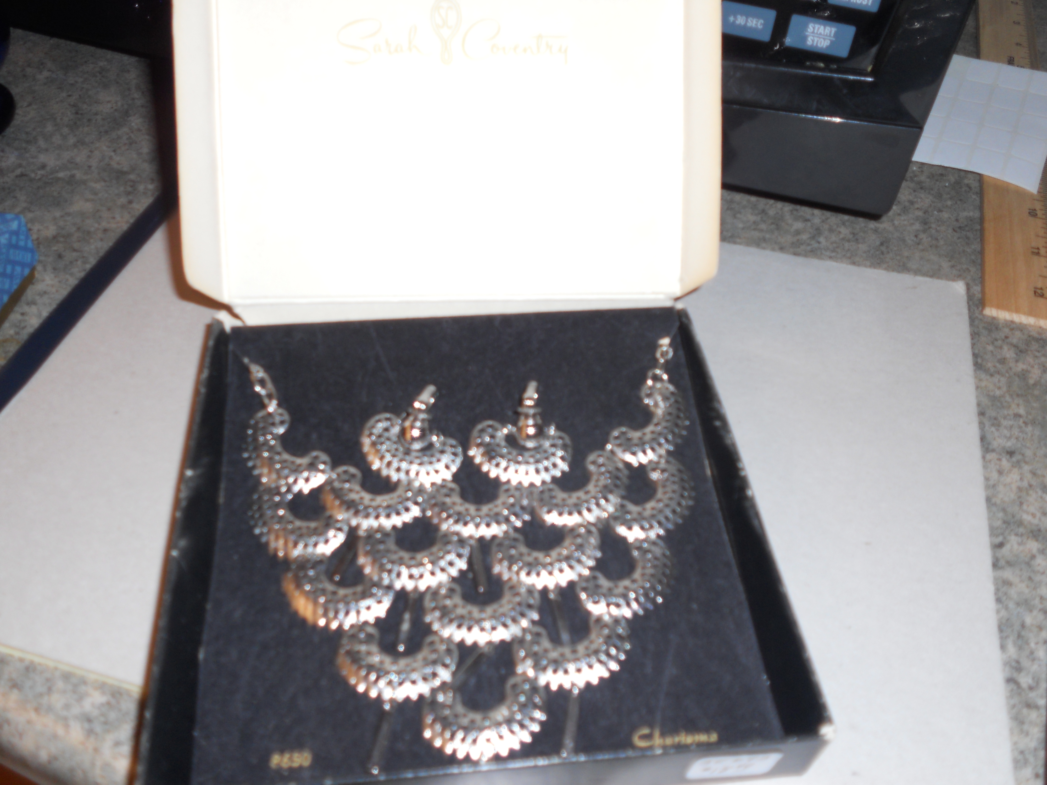 Sarah Coventry Necklace  Earring Set