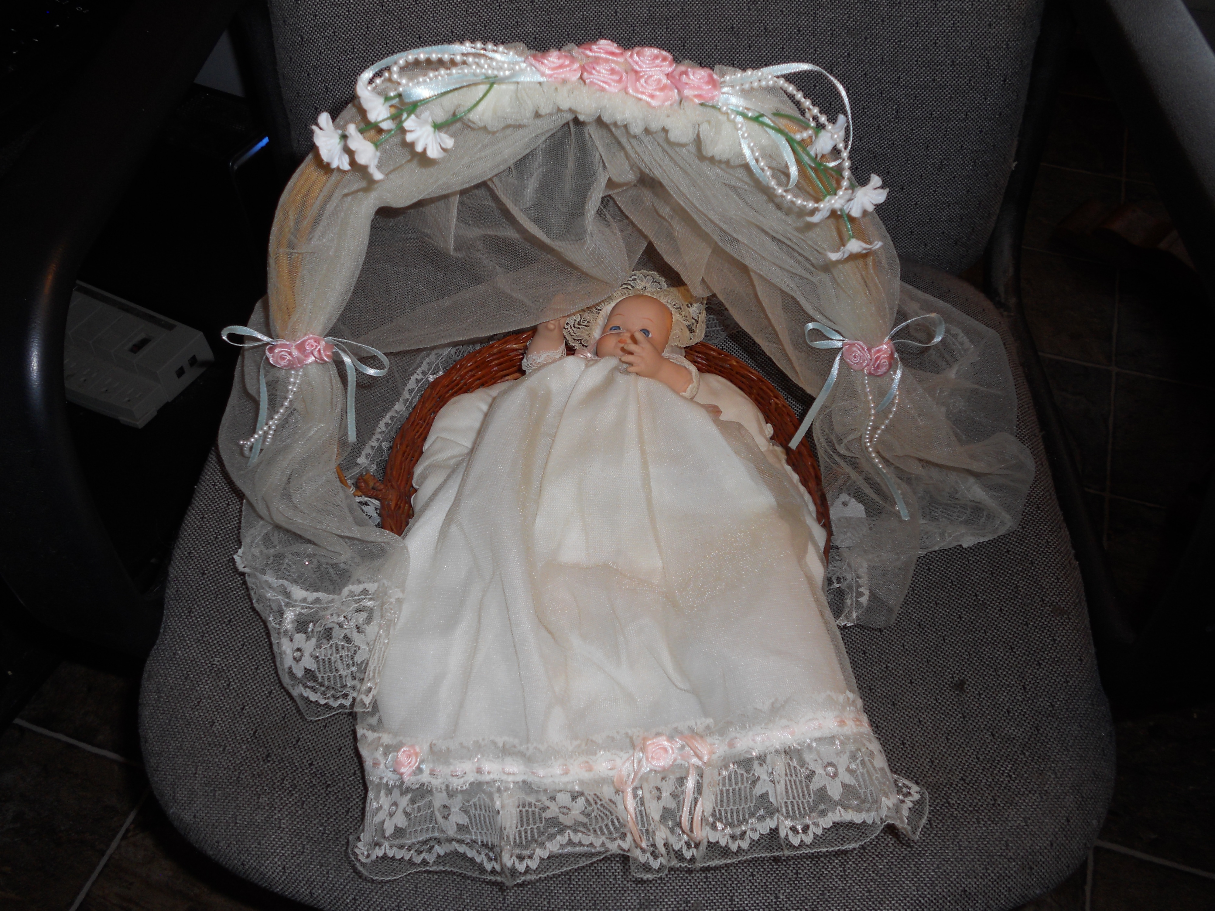 Musical Porcelain Baby Doll Jesus Loves Me