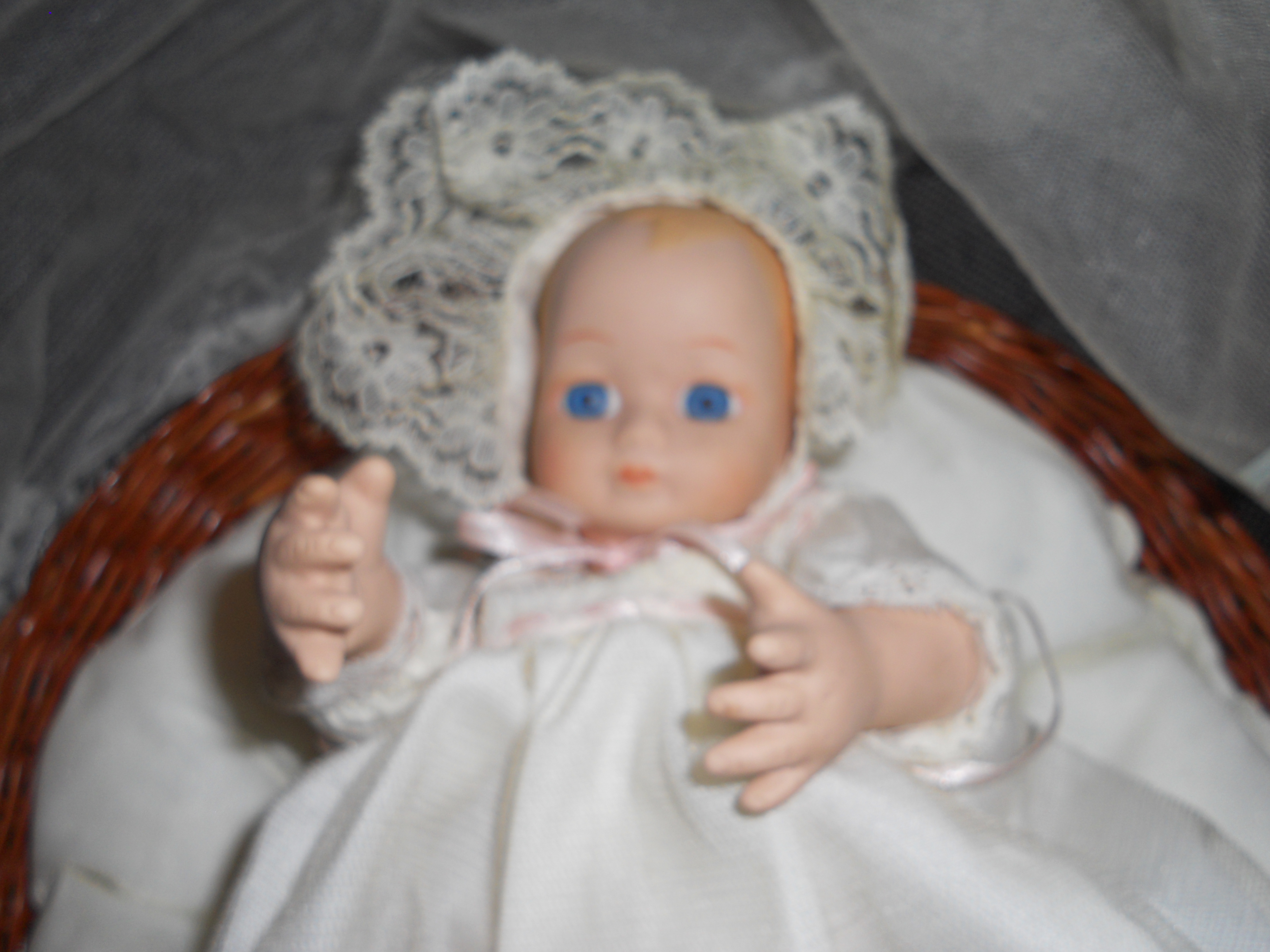 Musical Porcelain Baby Doll Jesus Loves Me
