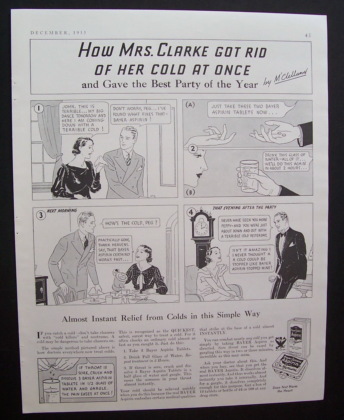 1933  Bayer  Aspirin