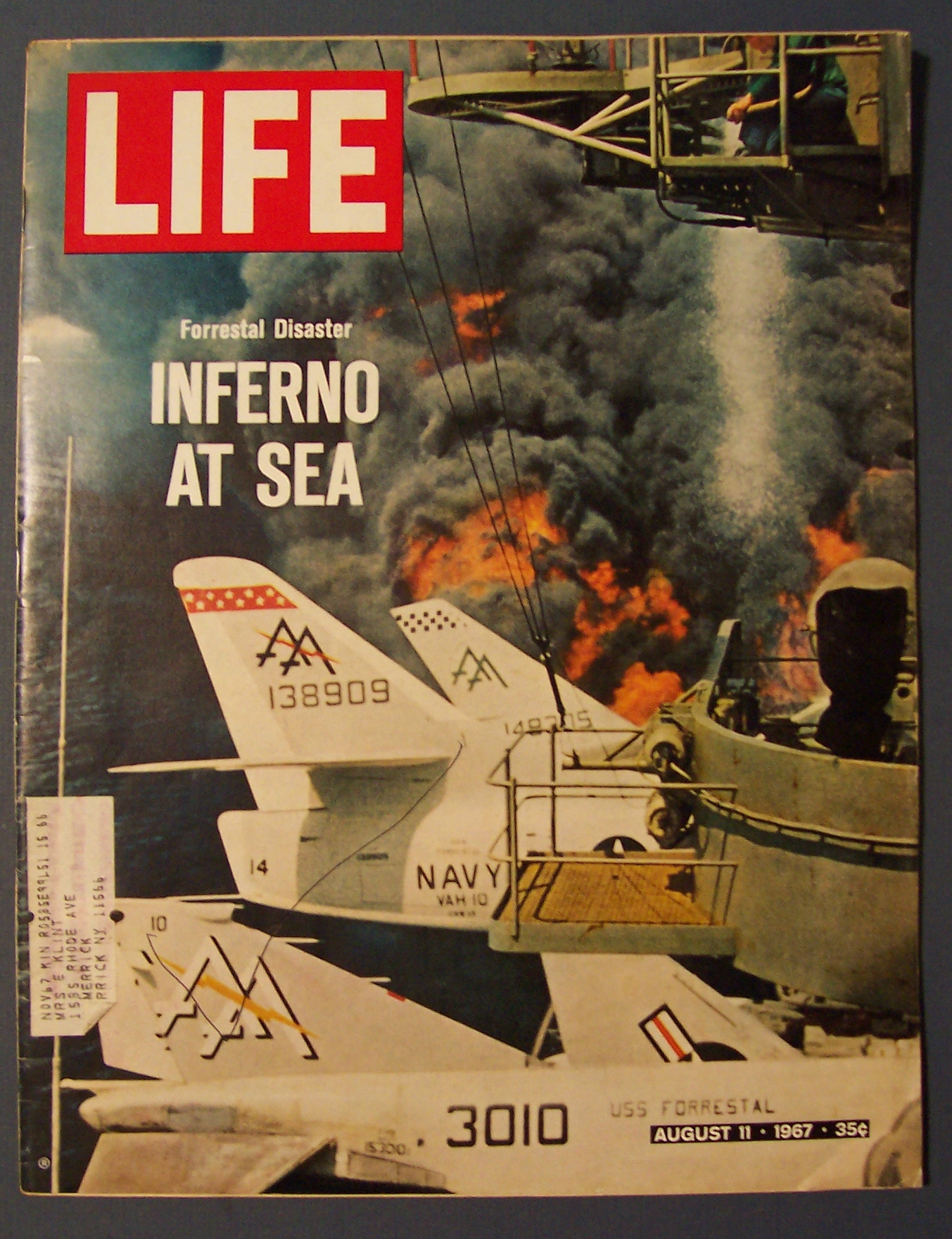 Life Magazine - August 11, 1967 - Inferno At Sea