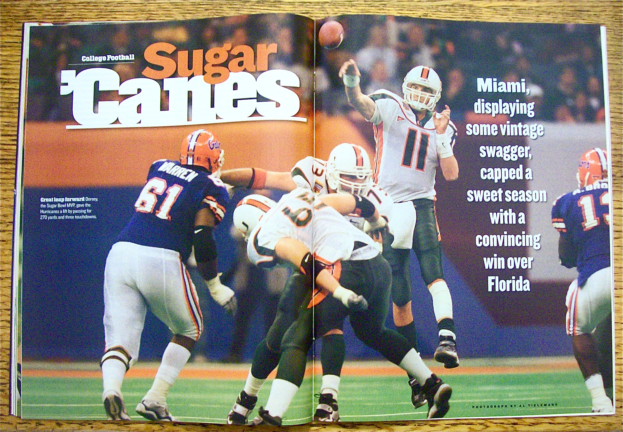 Sports Illustrated Magazine January 8, 2001 Quentin G.
