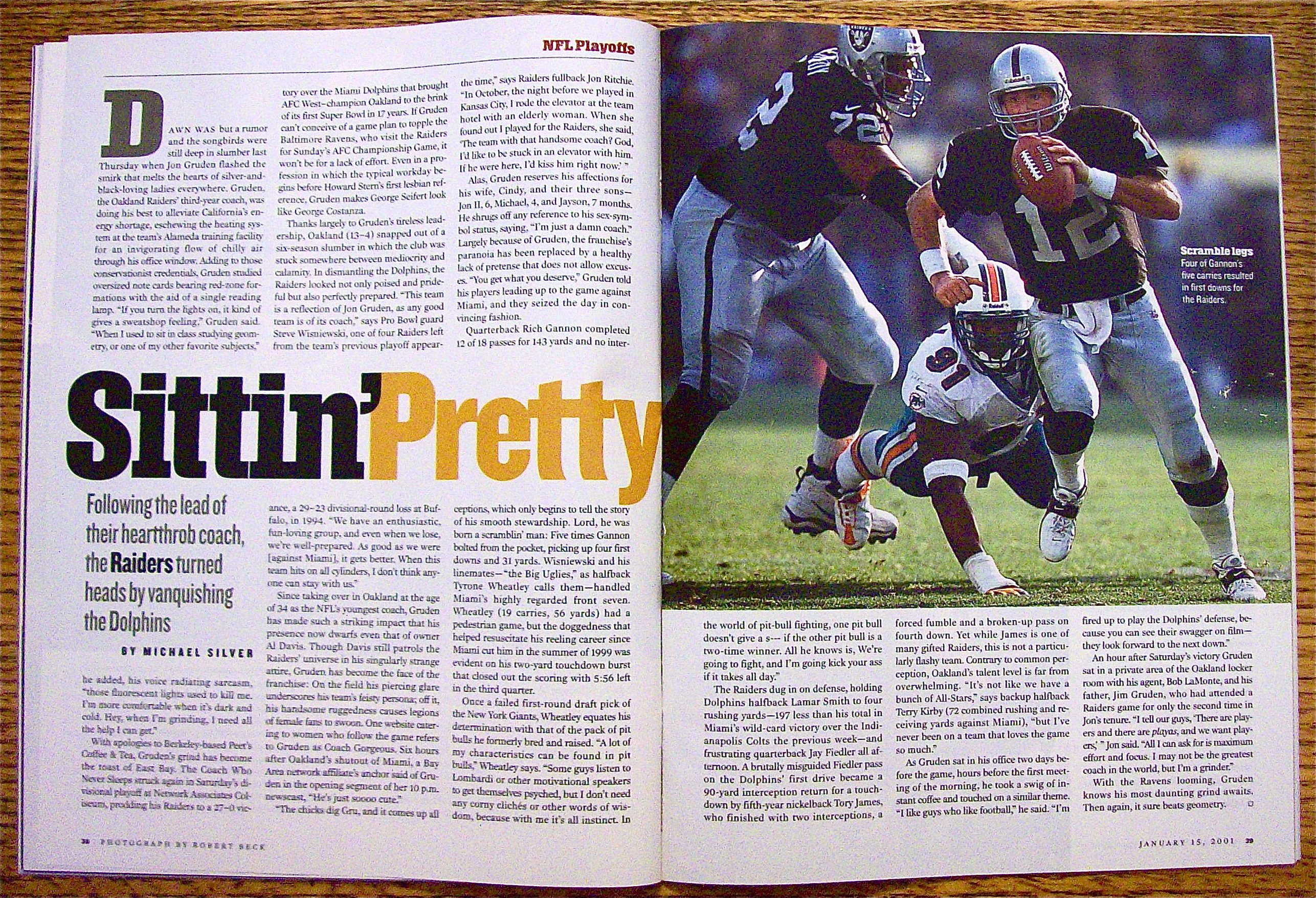 Sports Illustrated Magazine January 15, 2001 Ravens