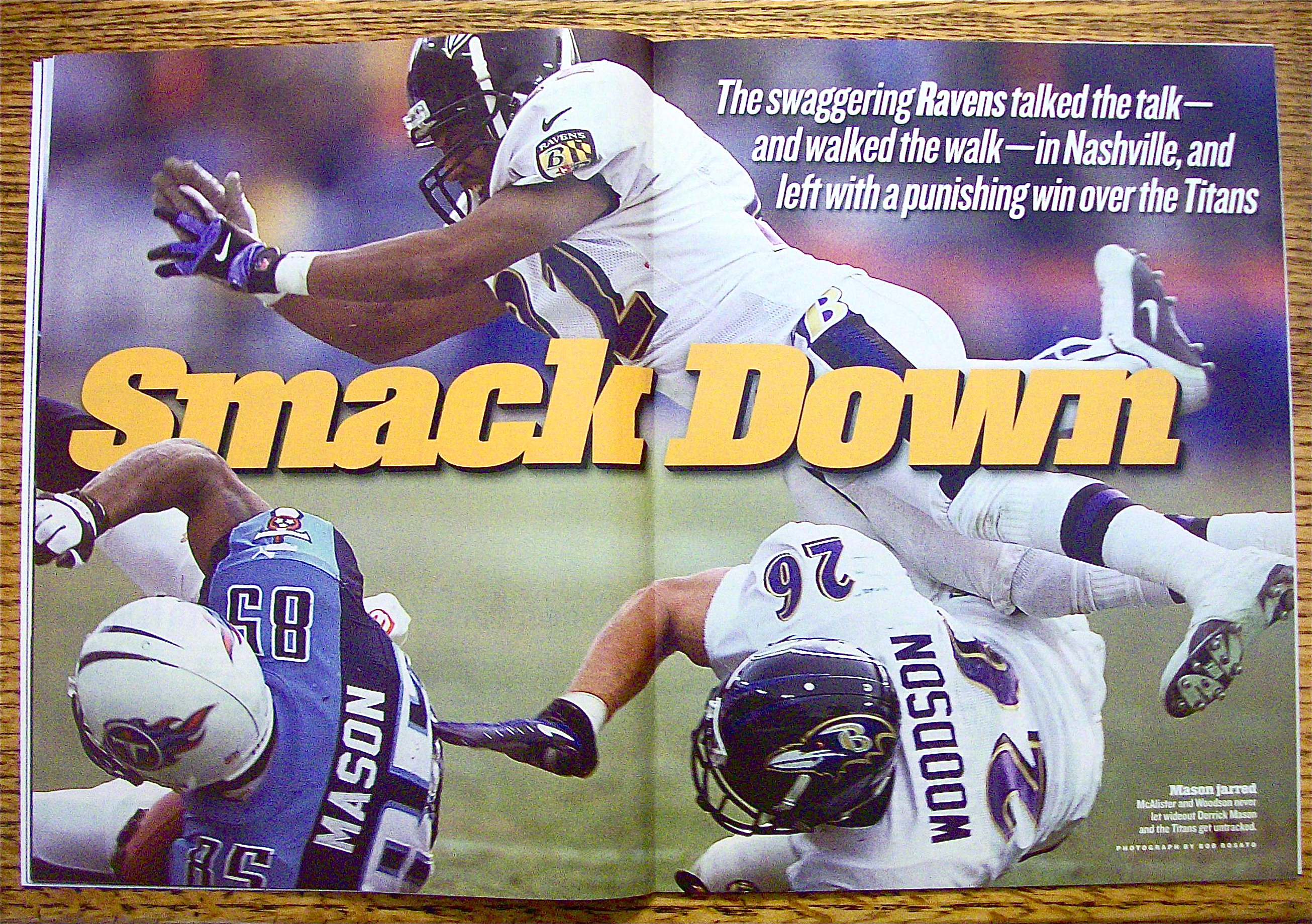 Sports Illustrated Magazine January 15, 2001 Ravens