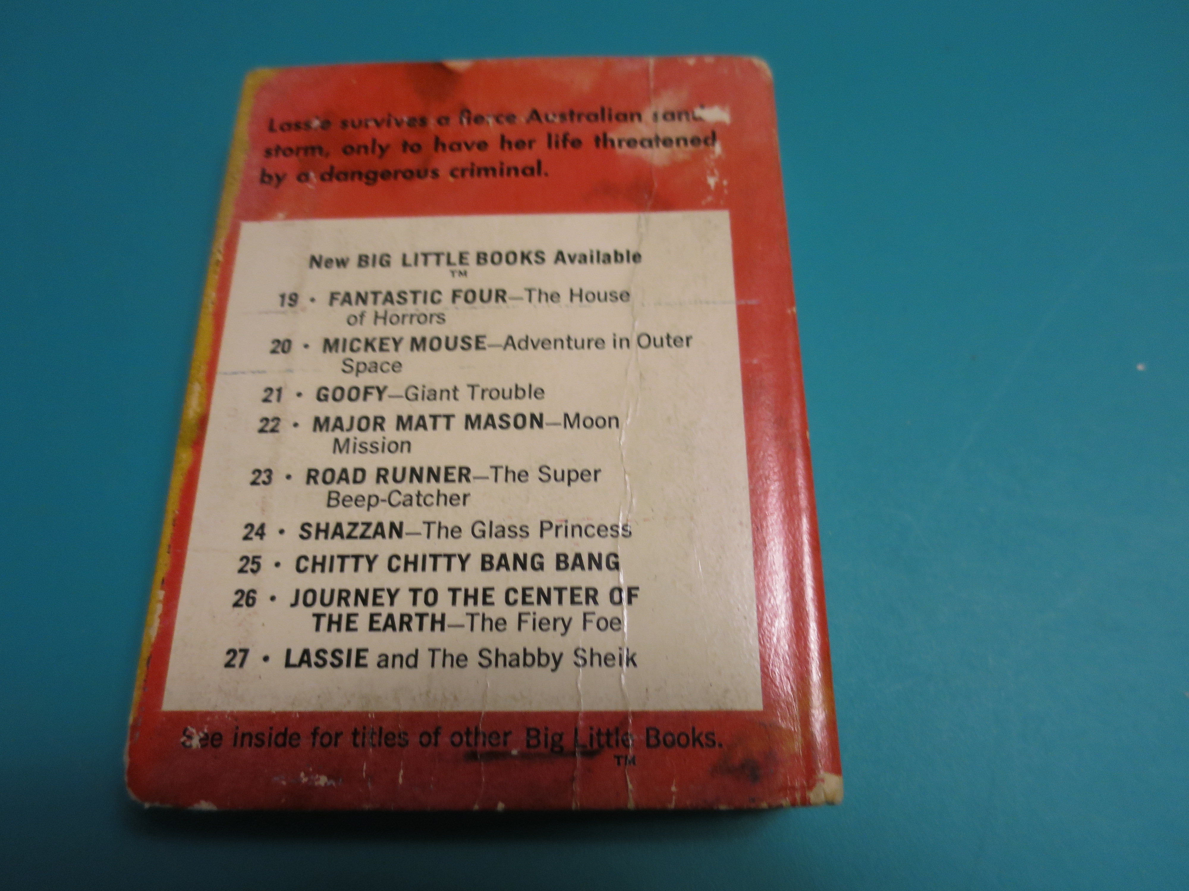 Big Little Book Lassie Whitman 1968