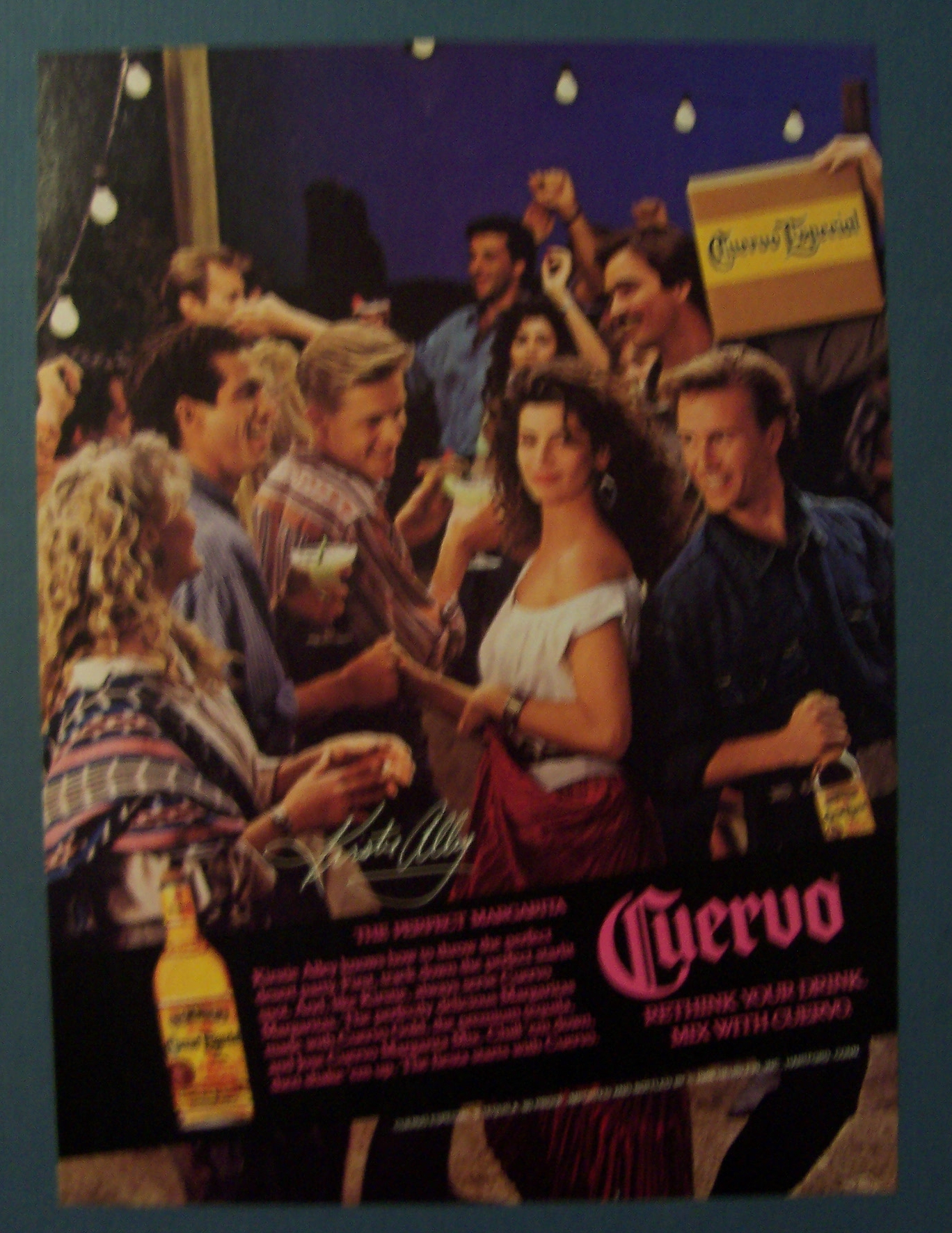1988  Cuervo  Margarita  Mix  with  Kirstie  Alley