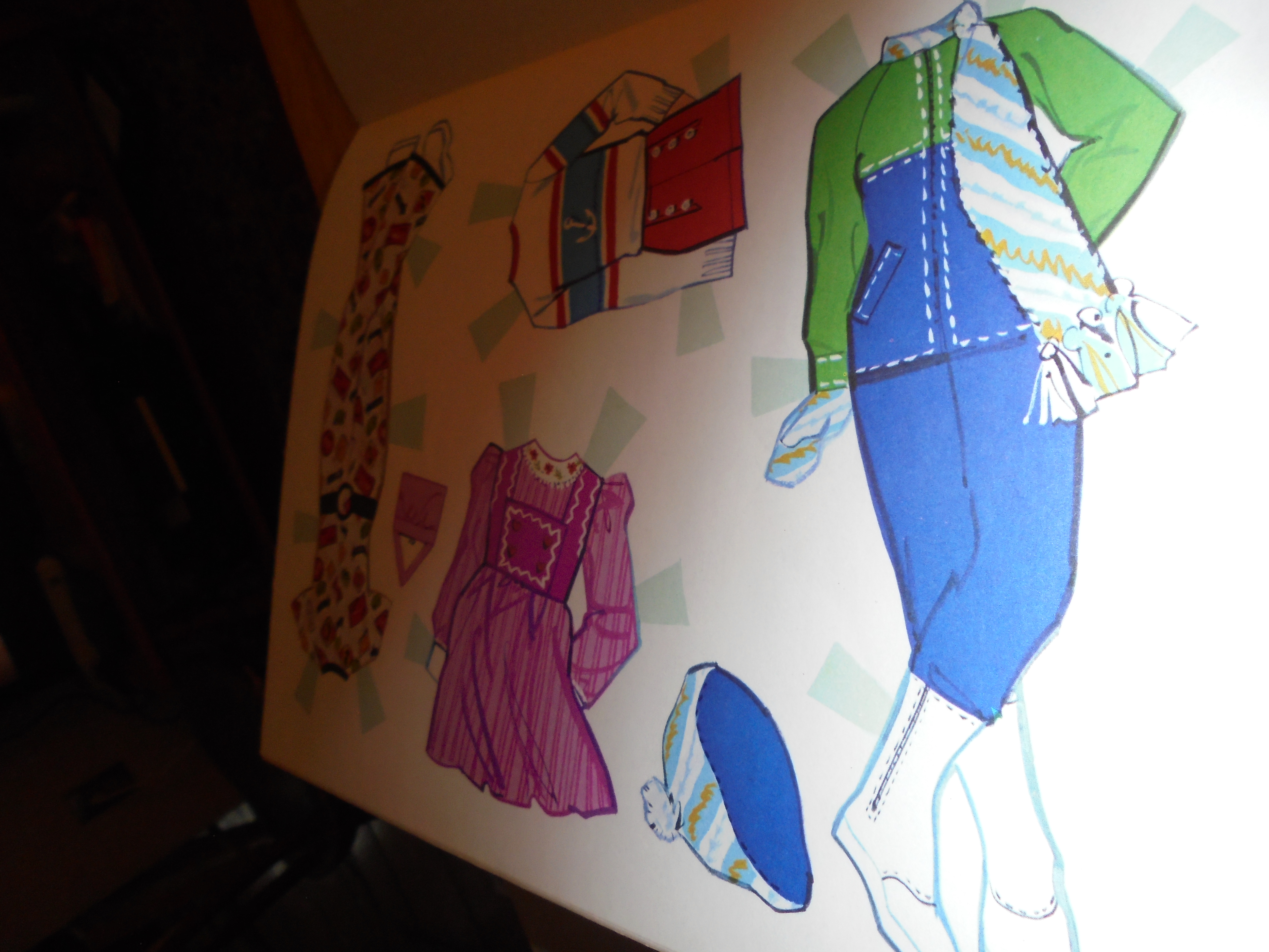 Wispy Walker Paper Doll Set Whitman 1976