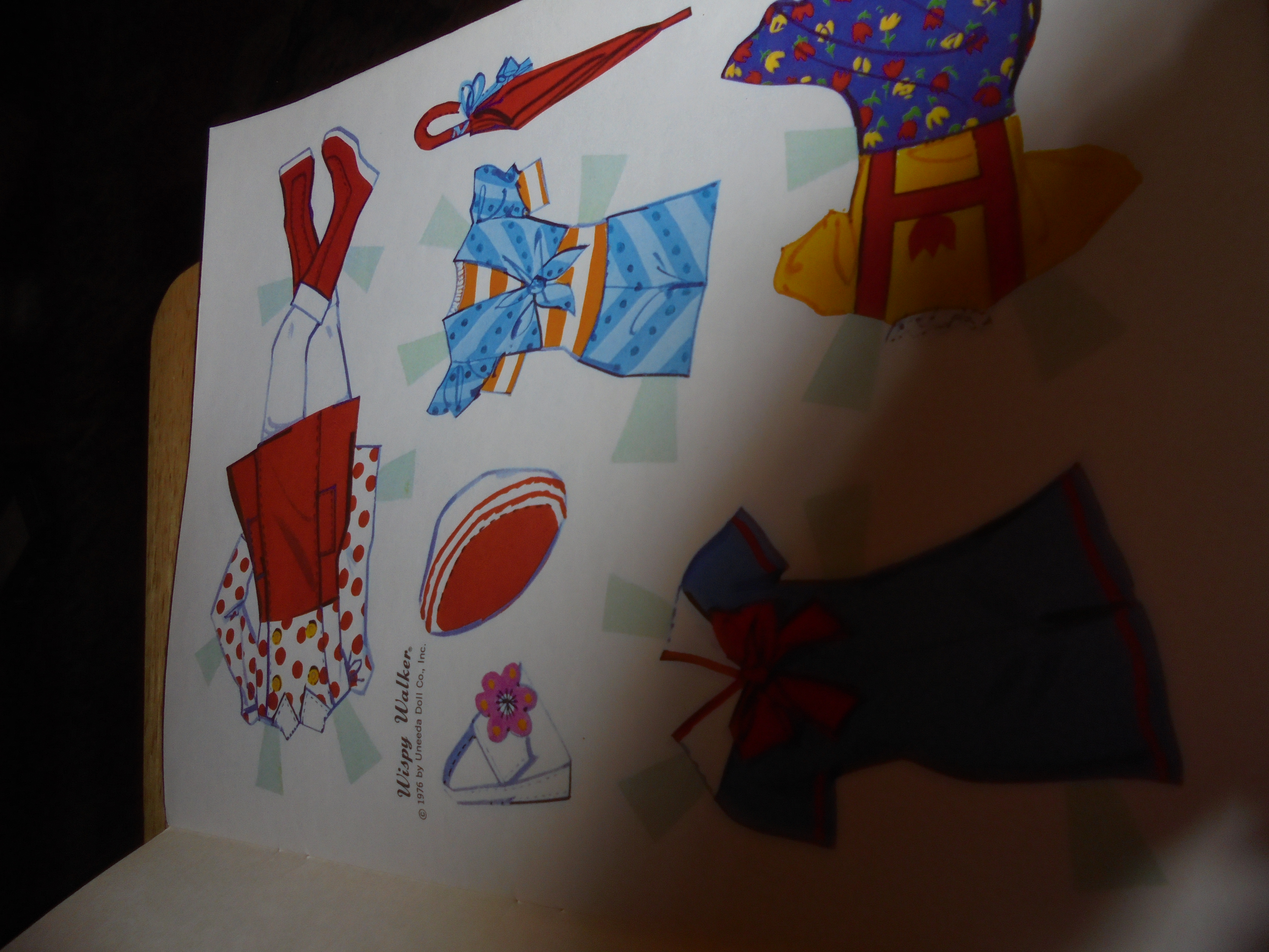 Wispy Walker Paper Doll Set Whitman 1976