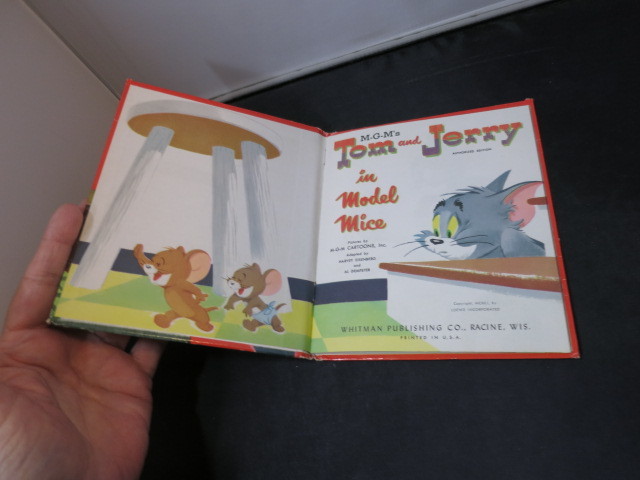Tom and Jerry in Model Mice Book M-G-M Cartoon, Inc. MCMLI 1951