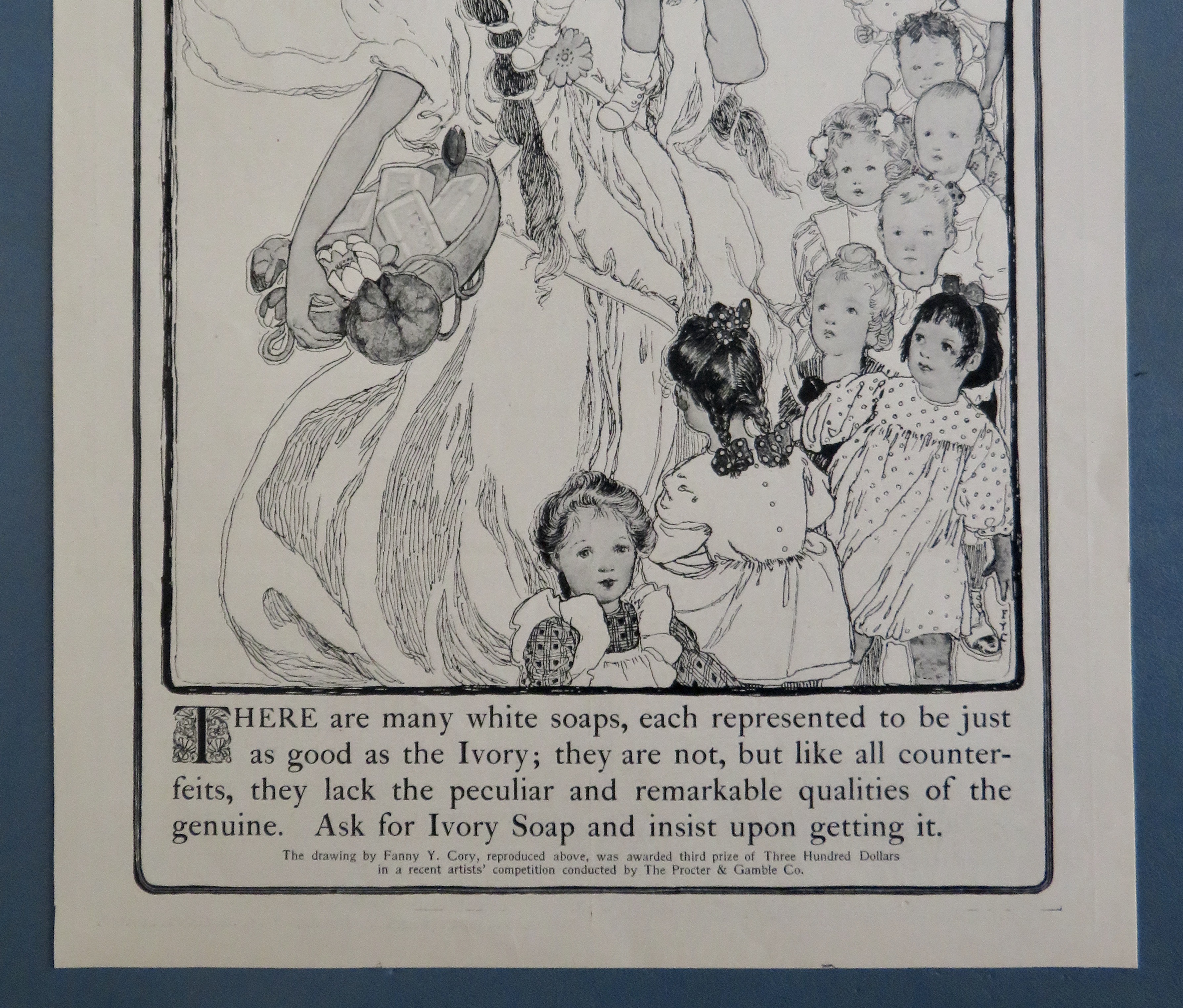 1902 Ivory Soap with Woman & Group Of Children