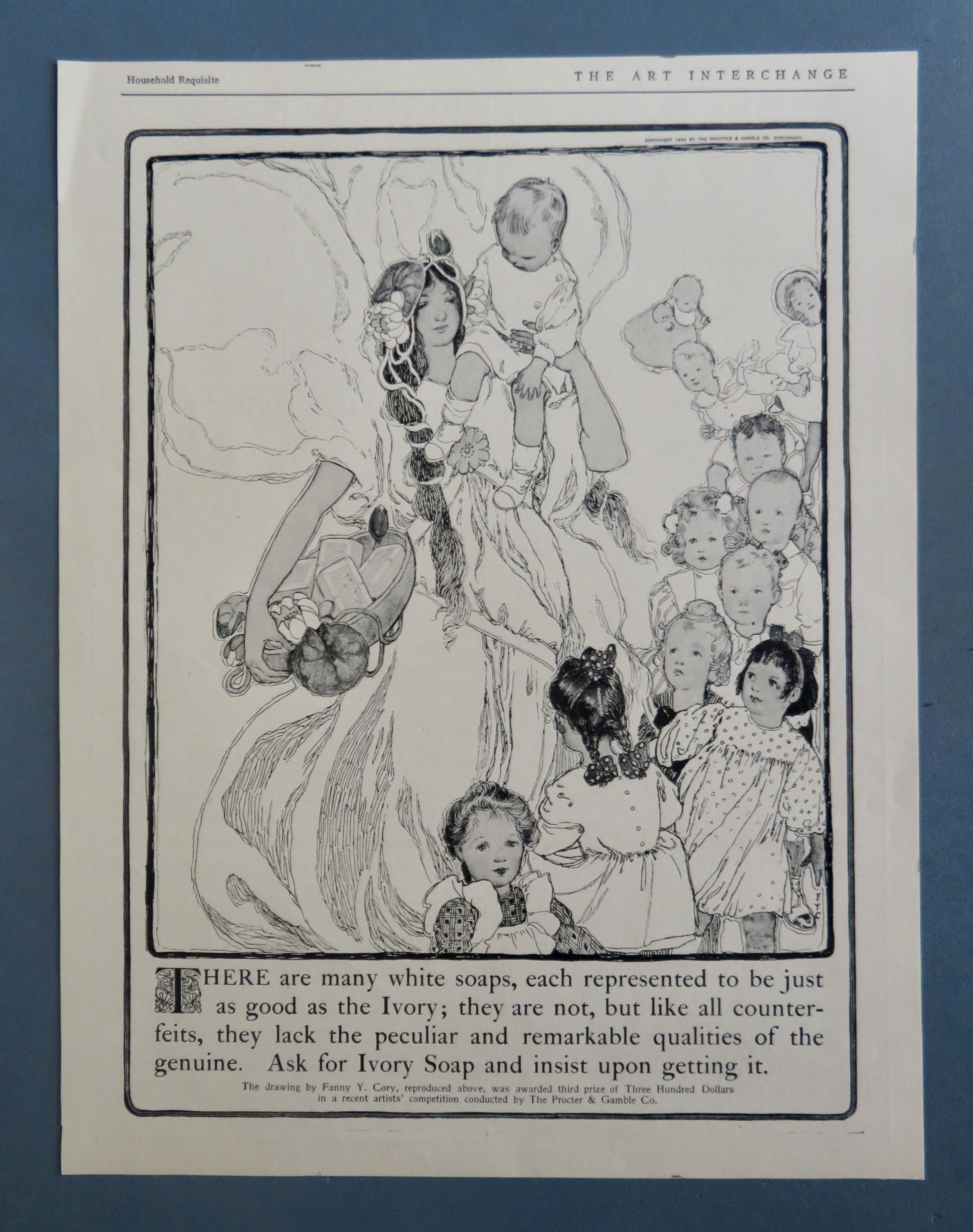 1902 Ivory Soap with Woman & Group Of Children