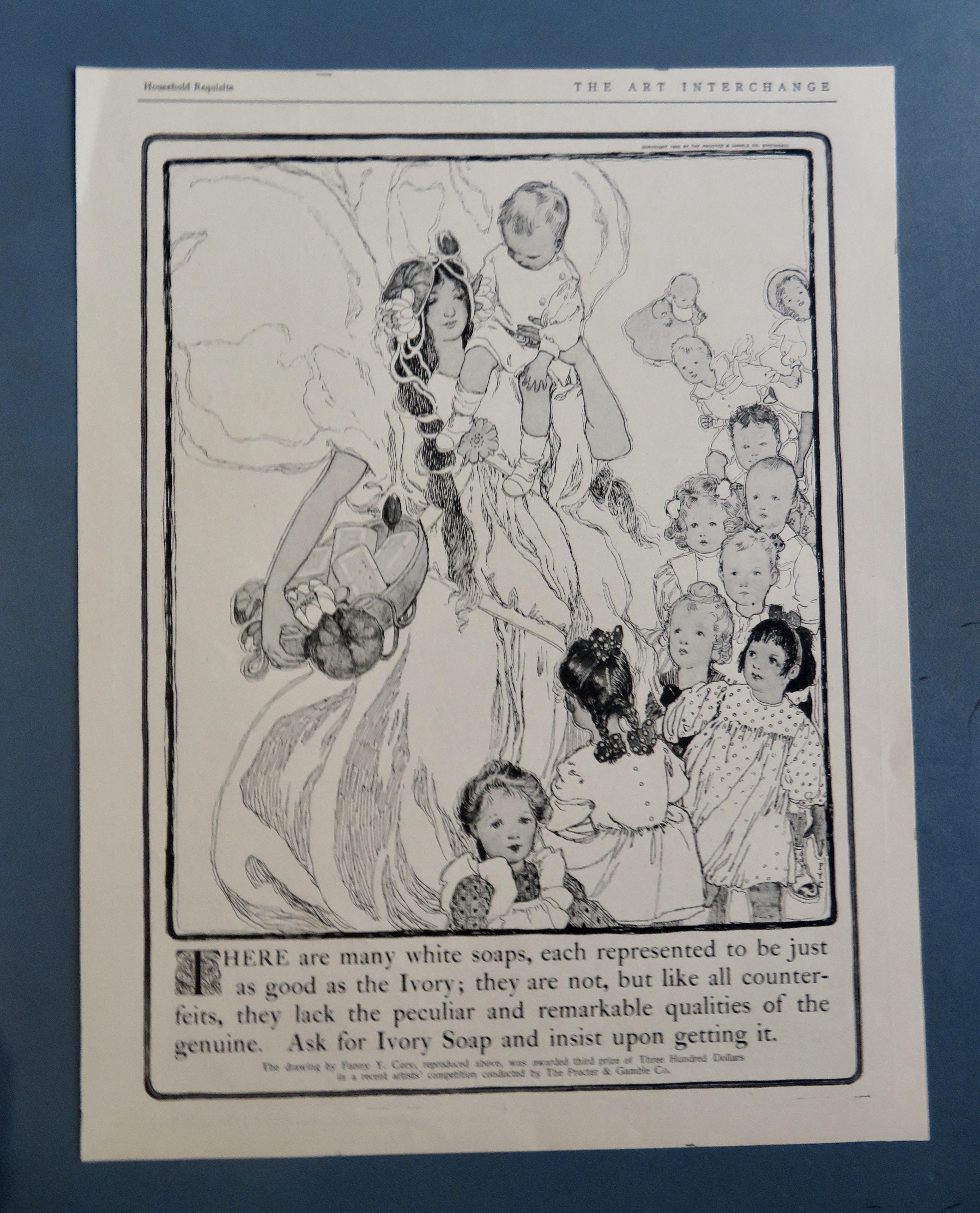 1902 Ivory Soap with Woman & Group Of Children