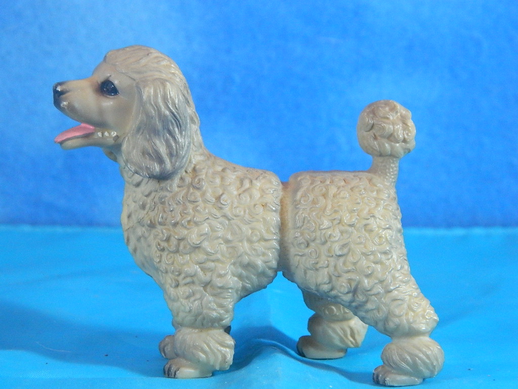 Plastic Standing Poodle
