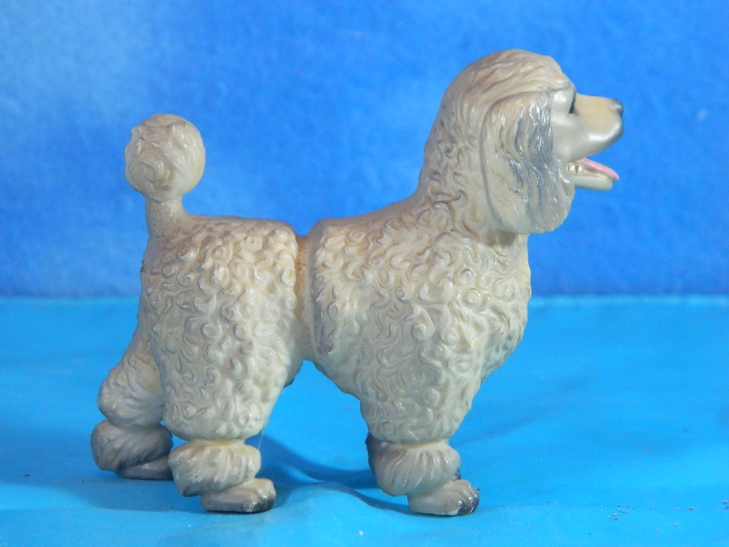 Plastic Standing Poodle