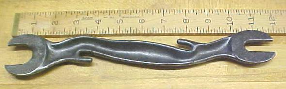 Rare Antique Double Open End Wrench 3-D Implement