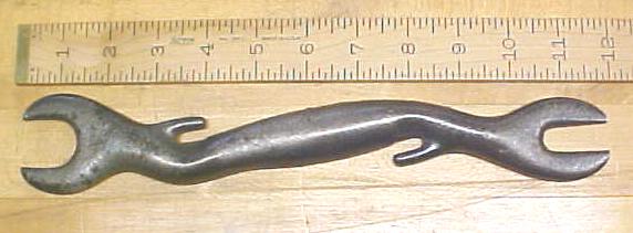 Rare Antique Double Open End Wrench 3-D Implement