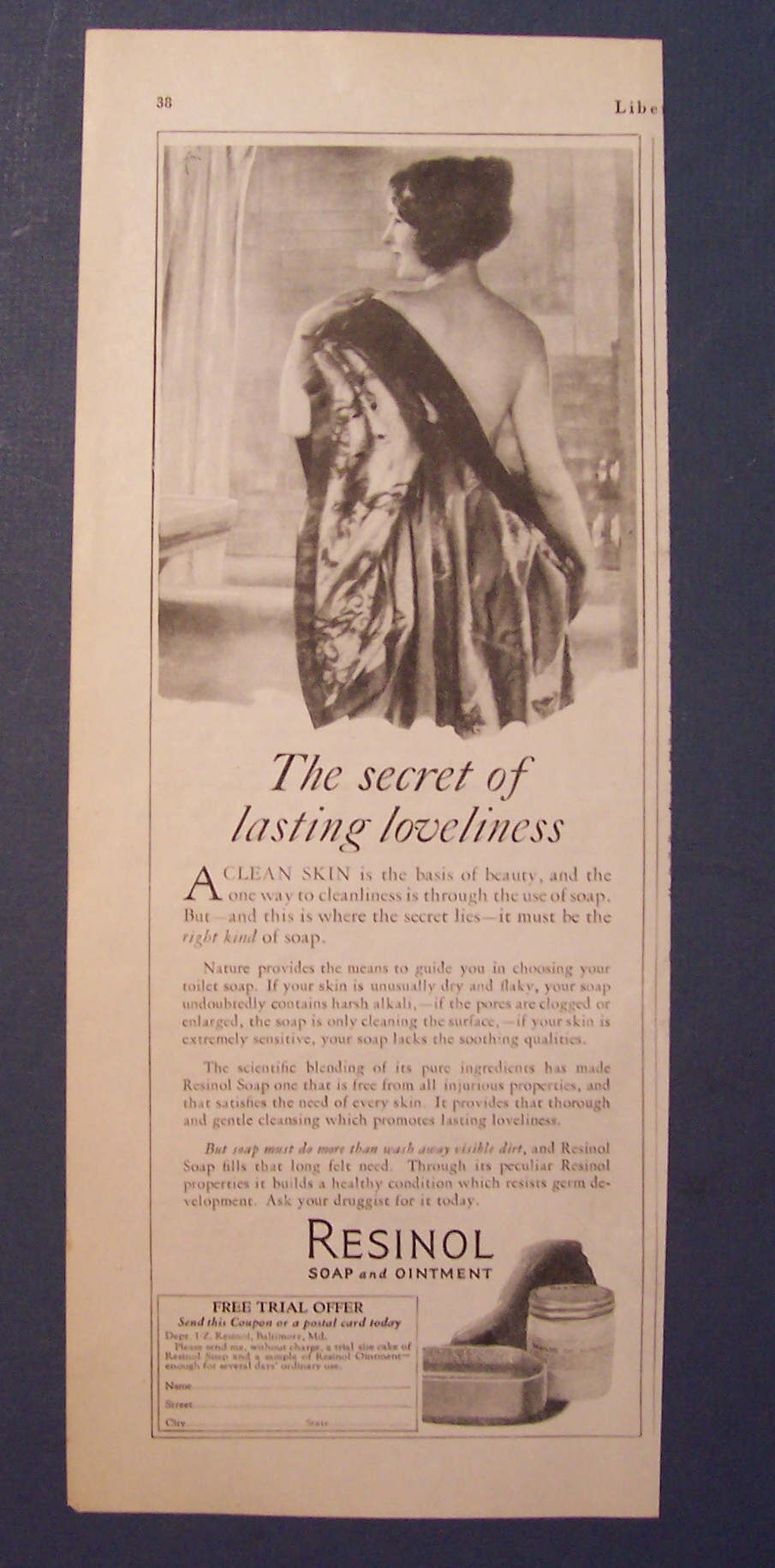 1924  Resinol  Soap  And  Ointment