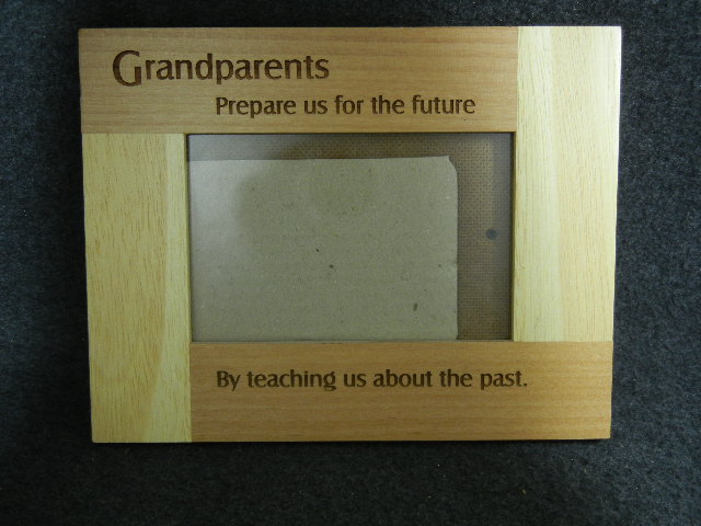Wooden frame Grandparents