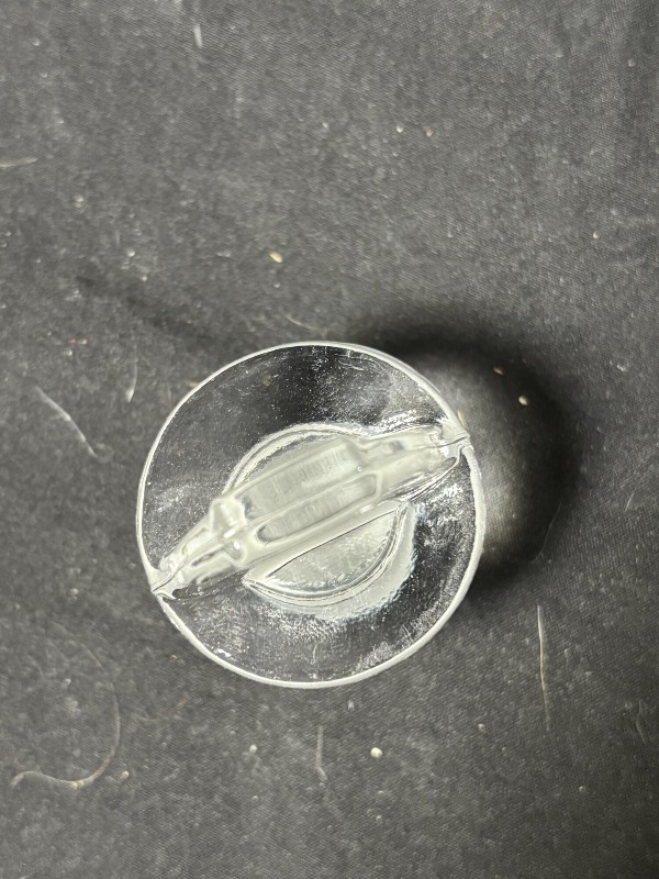 Vintage Pyrex Glass Stopper 19 Ground Taper Joint Solid Pennyhead Laboratory
