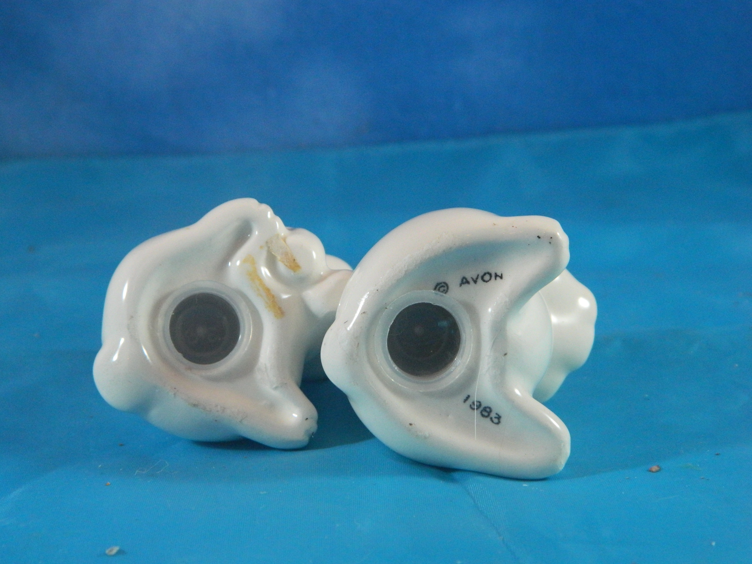 Avon PorcelainEaster Bunny Salt and Pepper Shakers