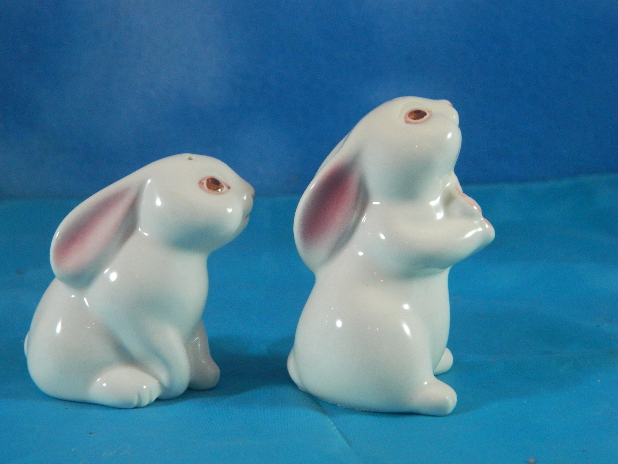 Avon PorcelainEaster Bunny Salt and Pepper Shakers
