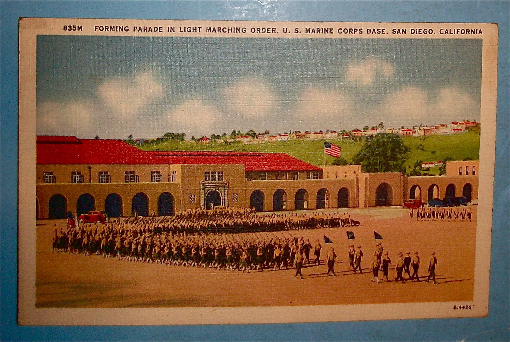 Forming Parade In Light Marching Order Postcard