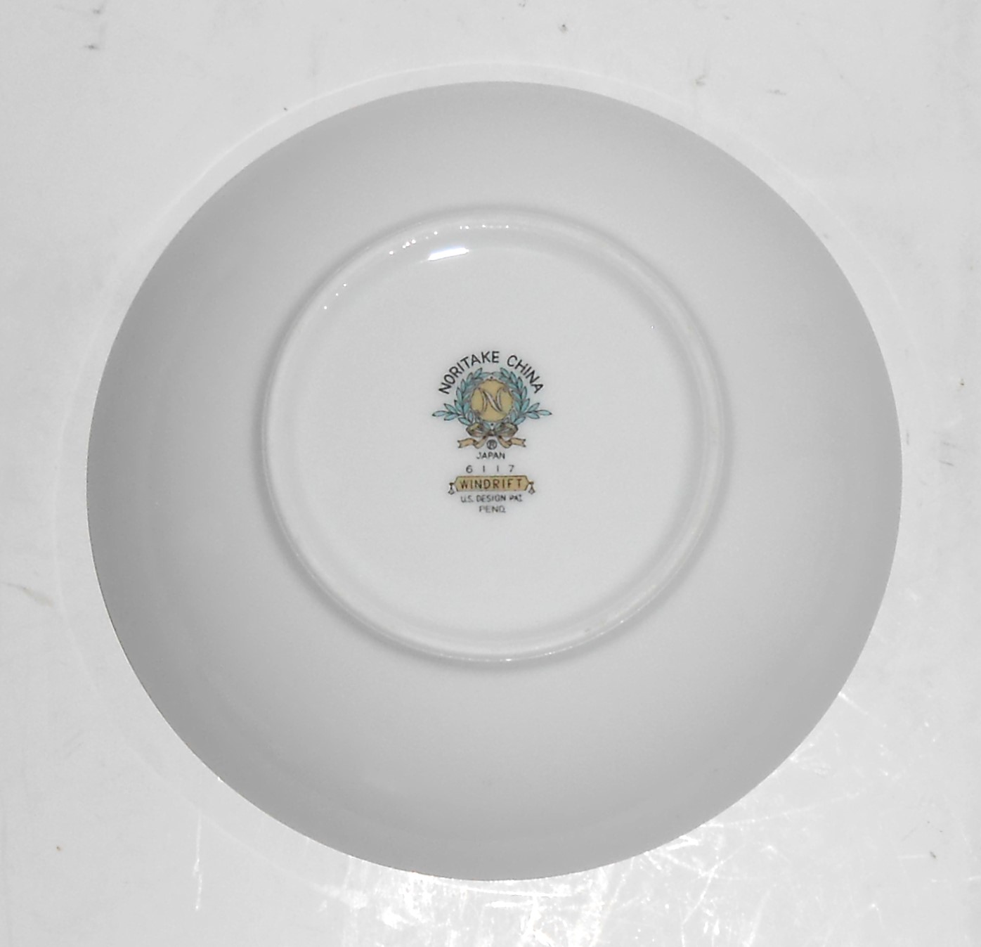 Noritake Porcelain China 6117 Windrift W/Gold Fruit