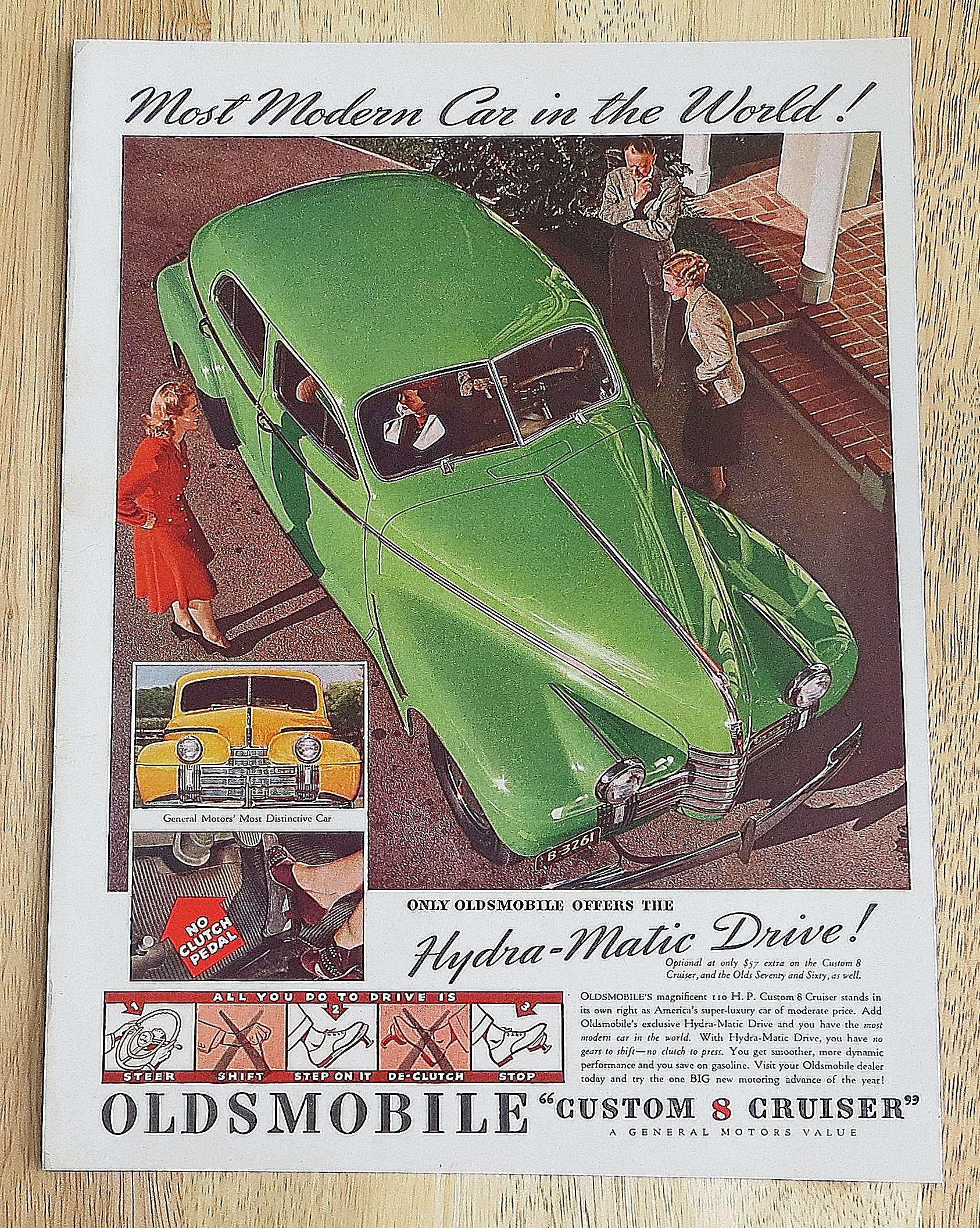 1940 Oldsmobile With Custom 8 Cruiser