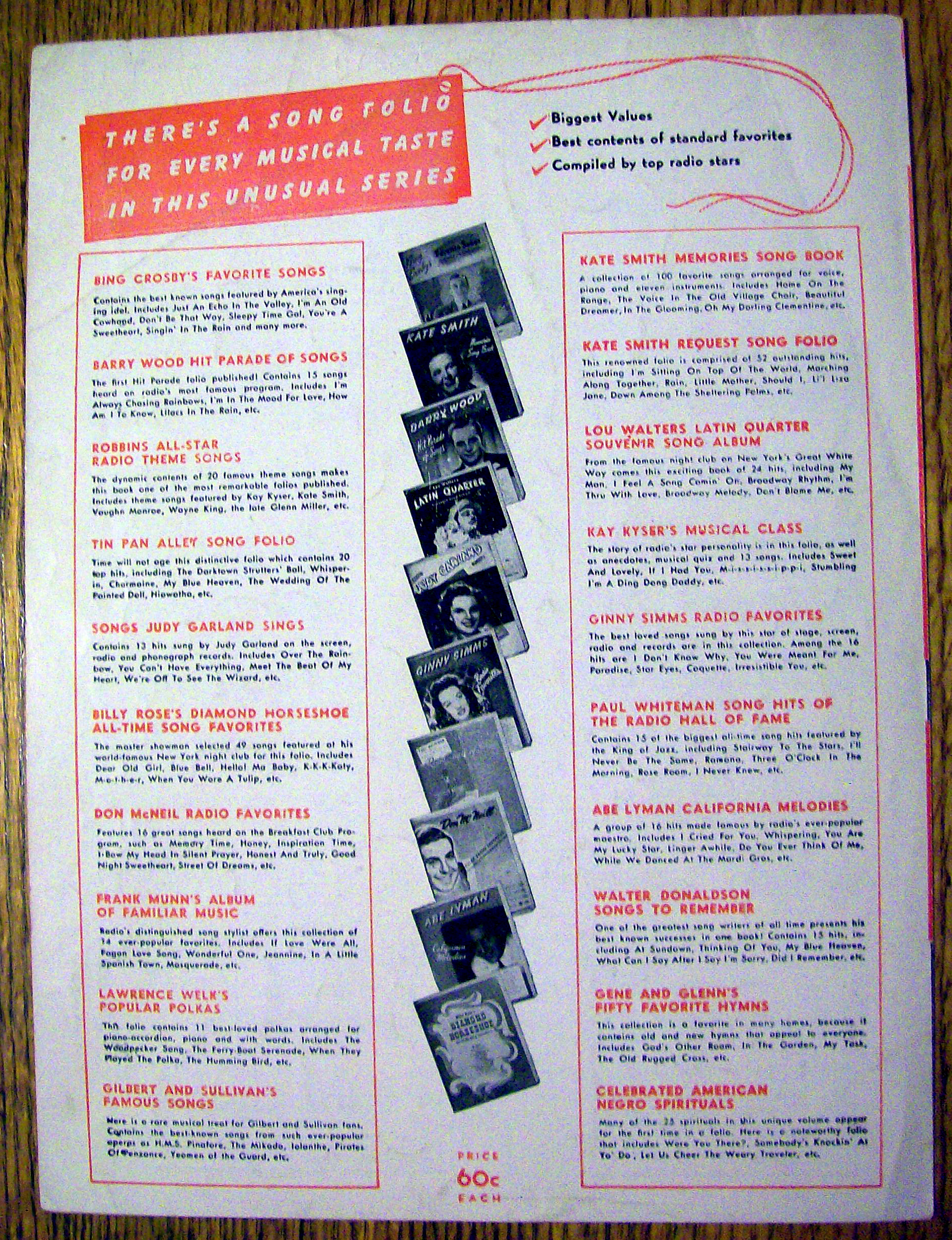 1947 Mam' Selle by Mack Gordon & Edmund Goulding