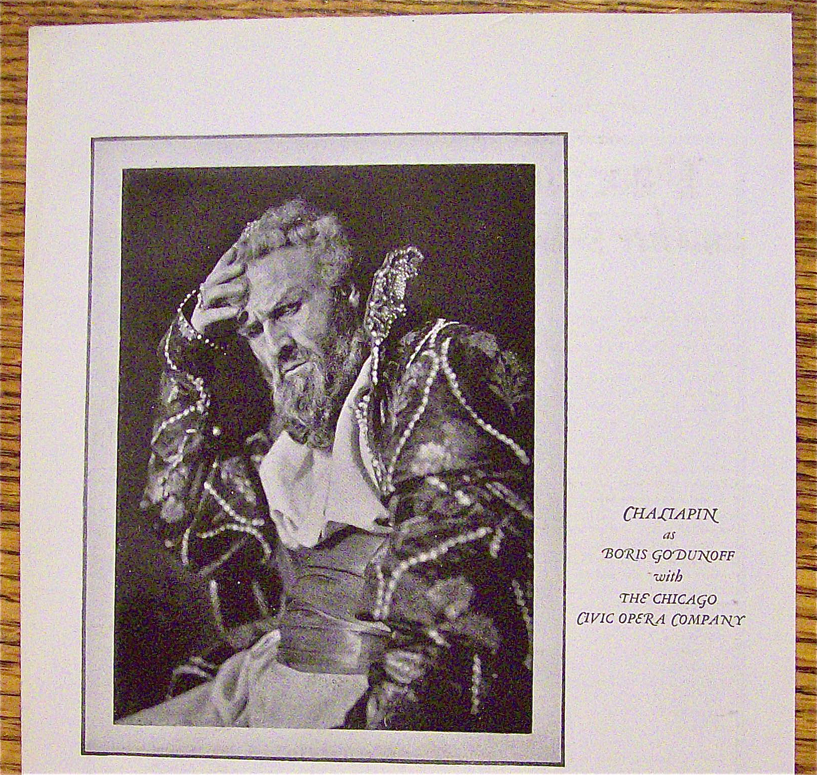 1925 Baldwin Piano Company with Chaliapin