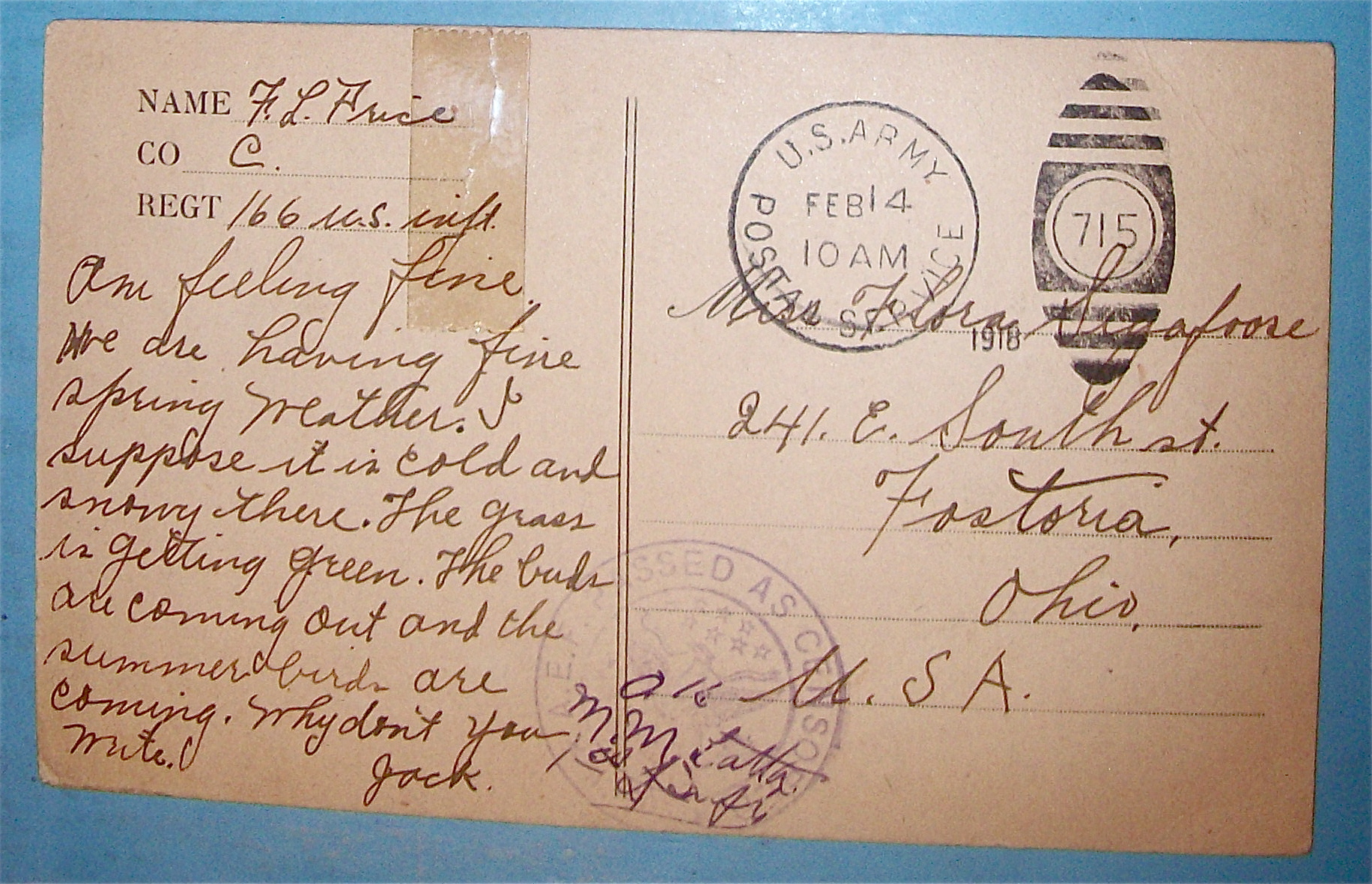 Salutations De Quelque Part En France Postcard