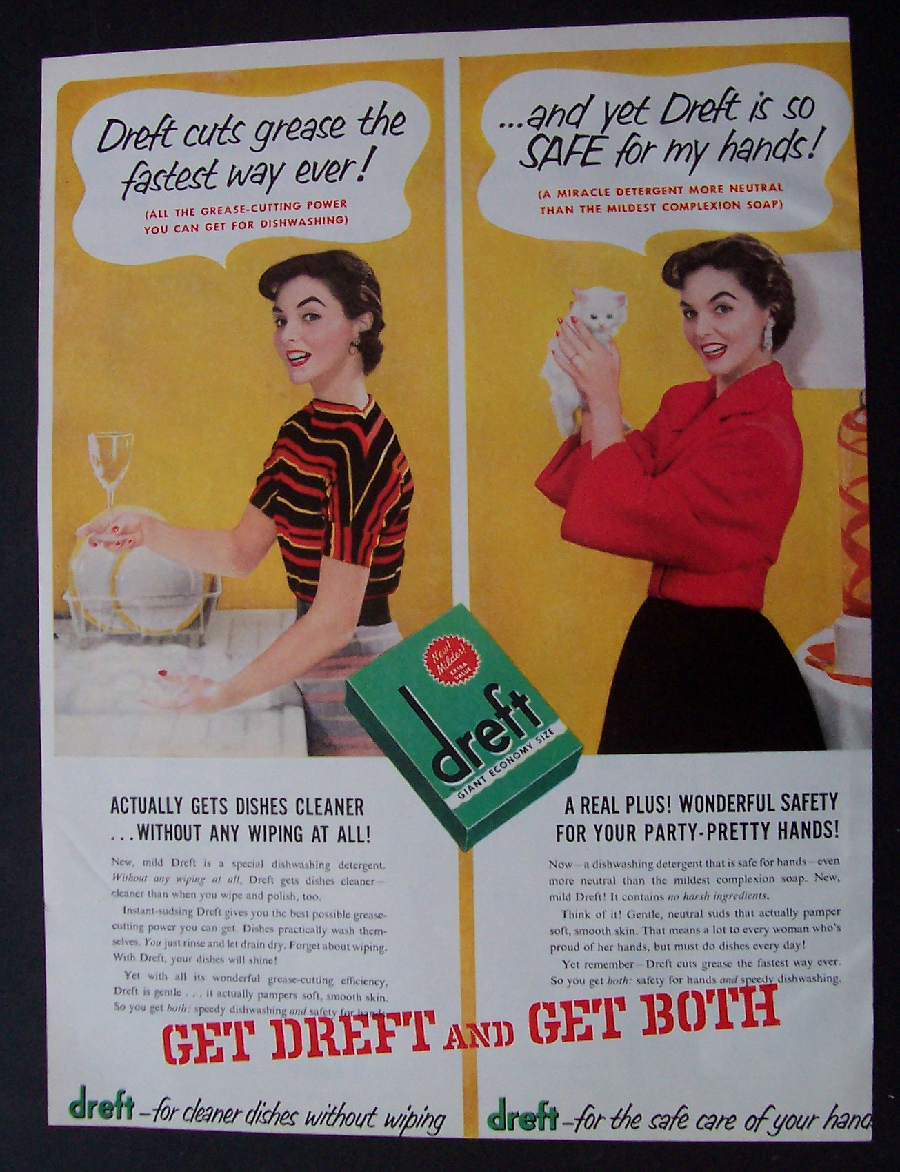1954 Dreft Dish Cleaner