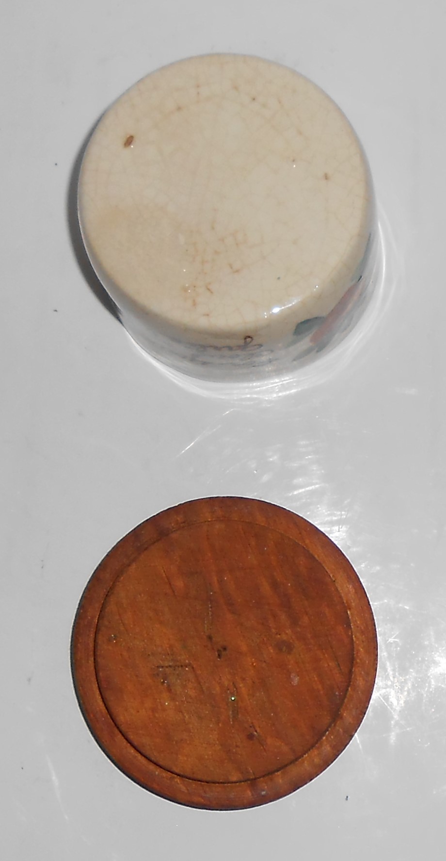 Bauer Pottery Strawberry Decorated Clove / Garlic Jar